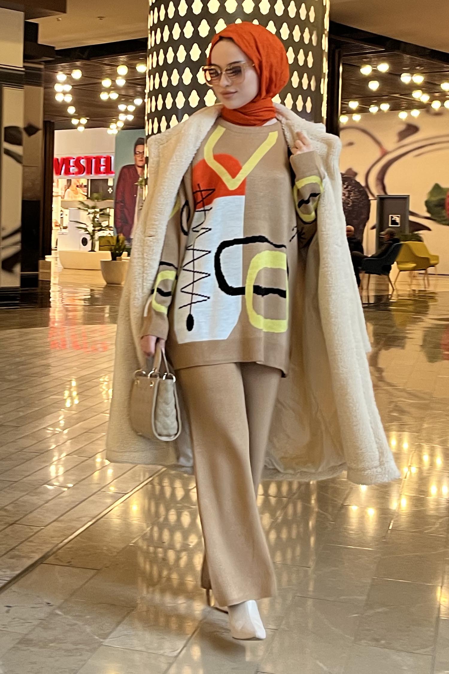21800-VIZON Triko Tunik Pantolon - 2