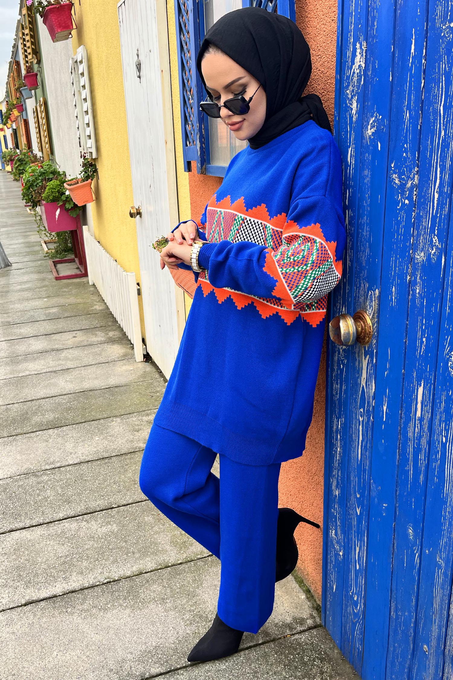 21801-SAKS Triko Tunik Pantolon - 3