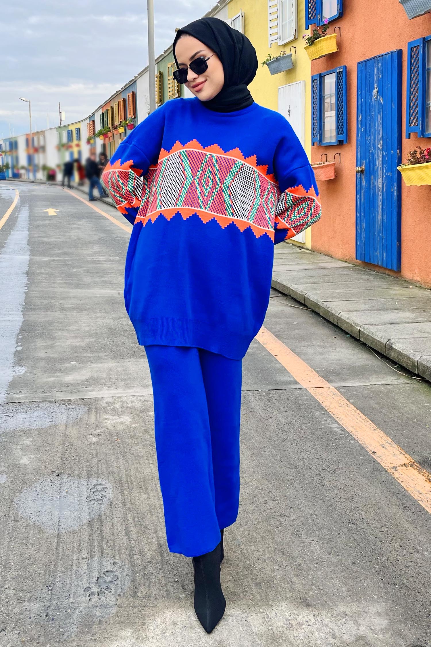 21801-SAKS Triko Tunik Pantolon - 4
