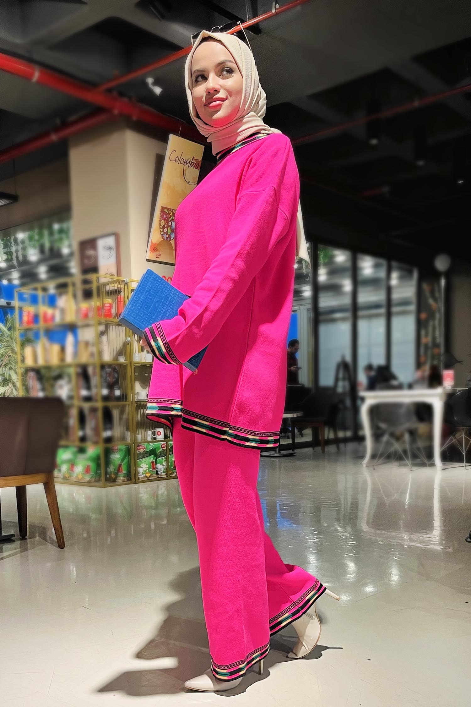 21802-FUSYA Triko Tunik Pantolon - 3