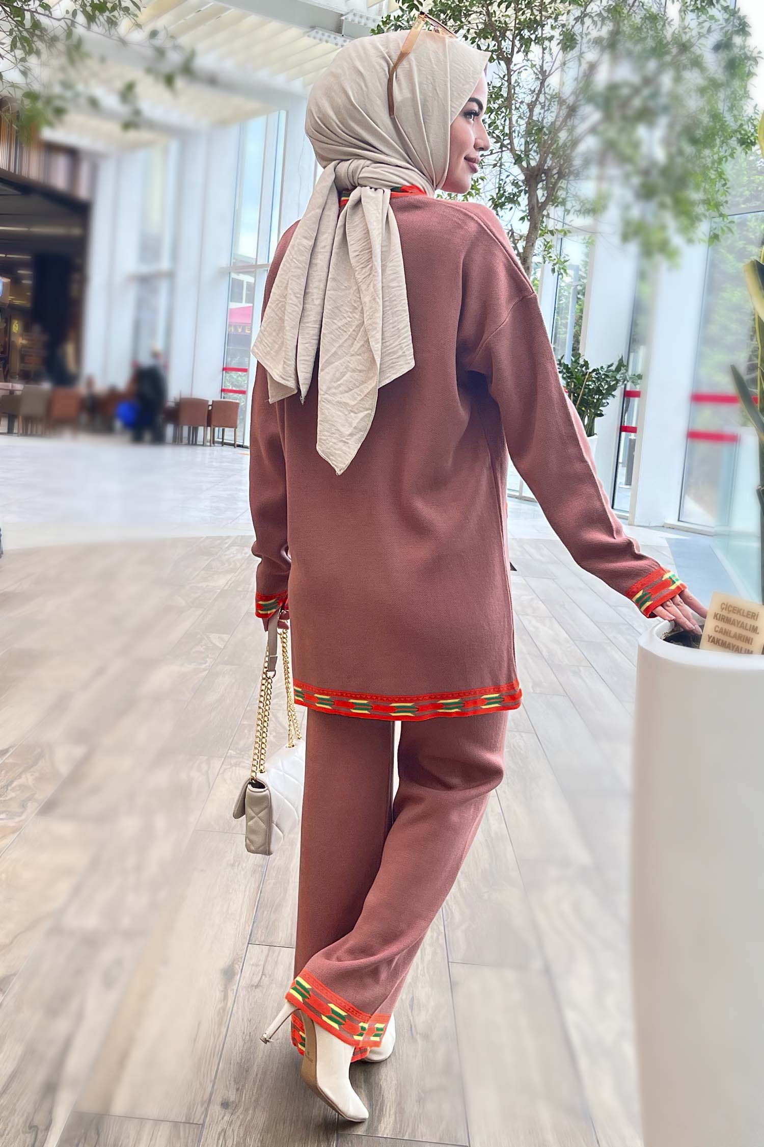 21802-GUL Triko Tunik Pantolon - 5