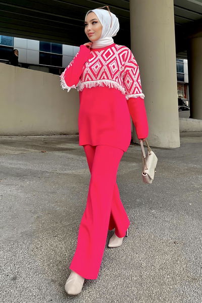 21808-FUSYA Triko Tunik Pantolon 