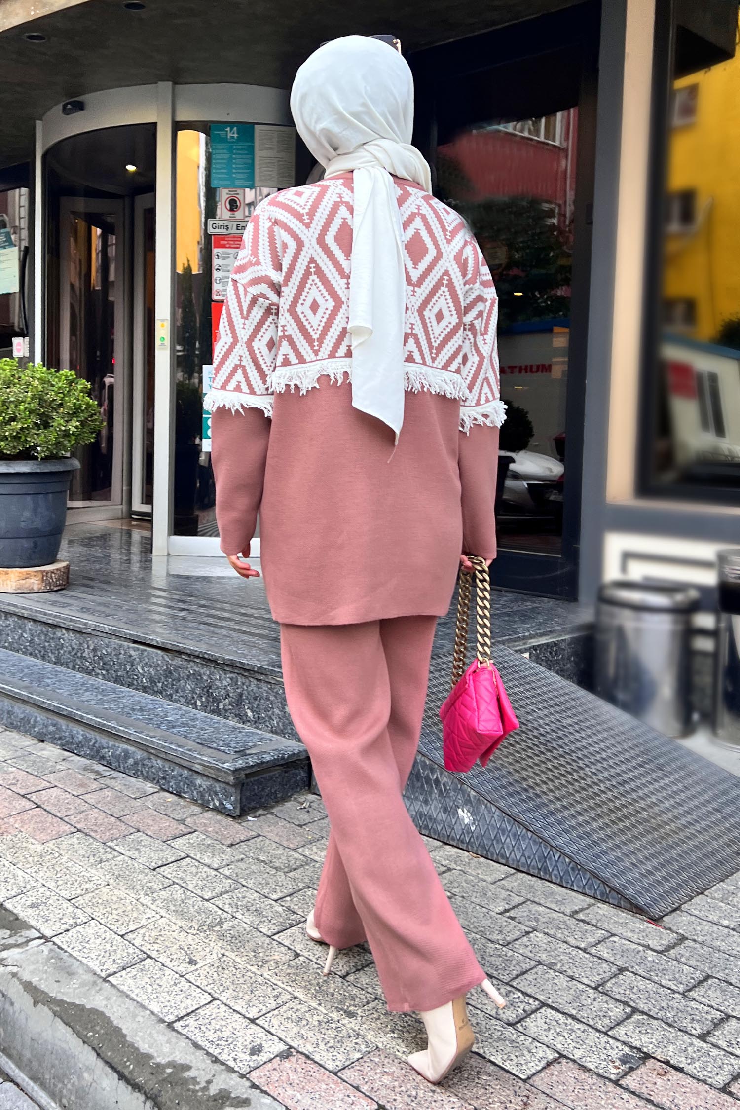 21808-GUL Triko Tunik Pantolon - 5