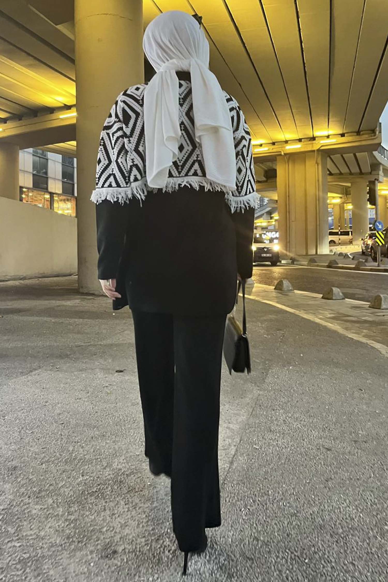 21808-SIYAH Triko Tunik Pantolon - 3