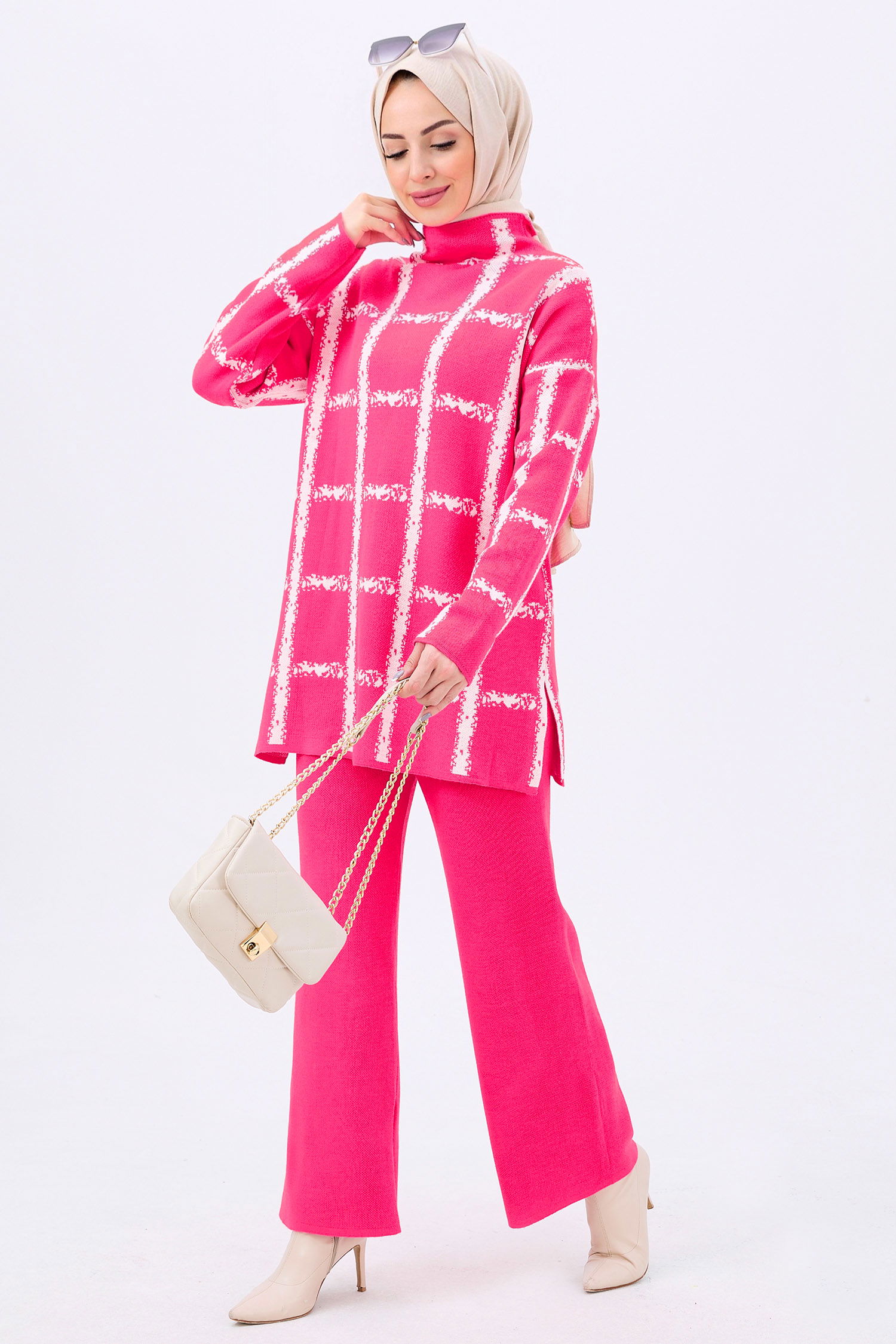 21831-FUSYA Triko Tunik Pantolon - 1