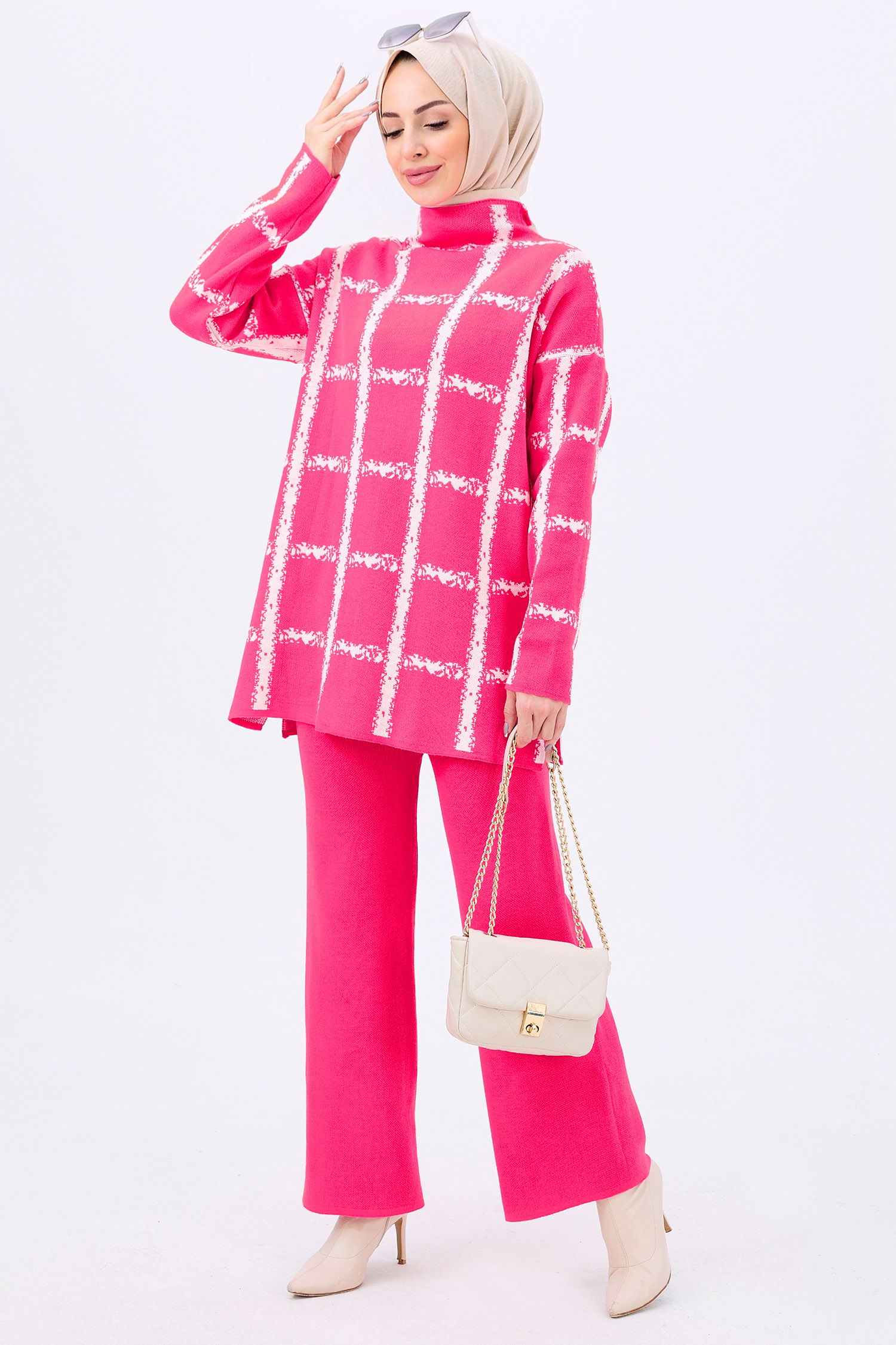 21831-FUSYA Triko Tunik Pantolon - 2