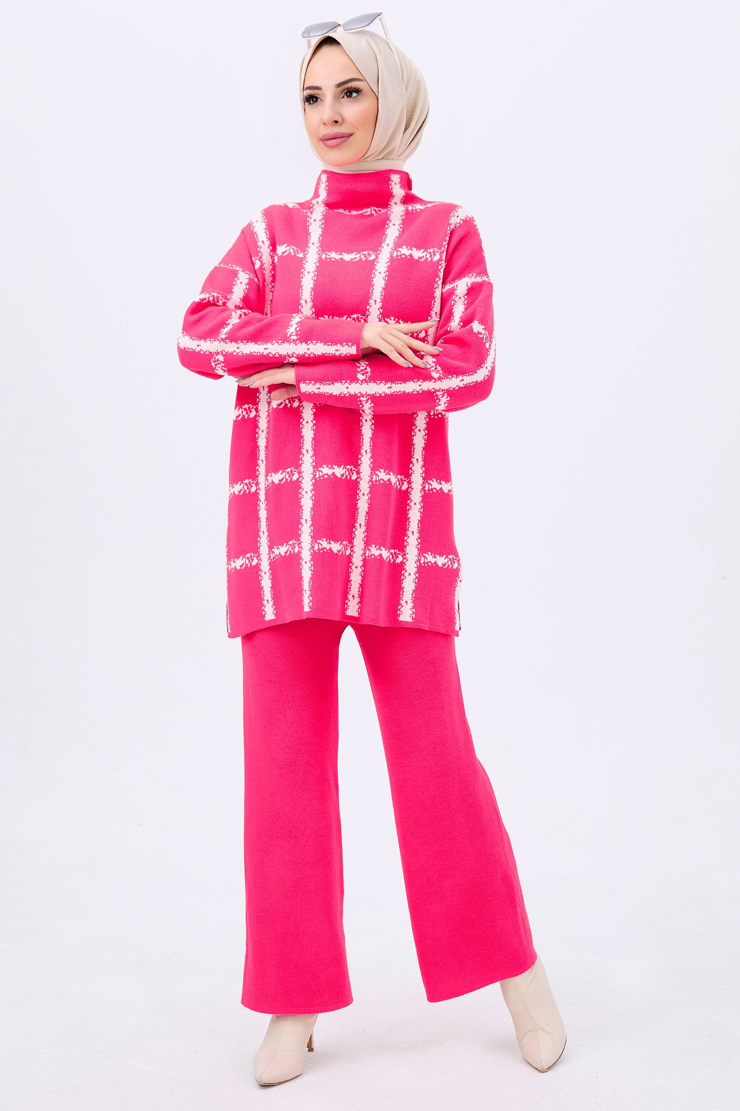 21831-FUSYA Triko Tunik Pantolon - 3