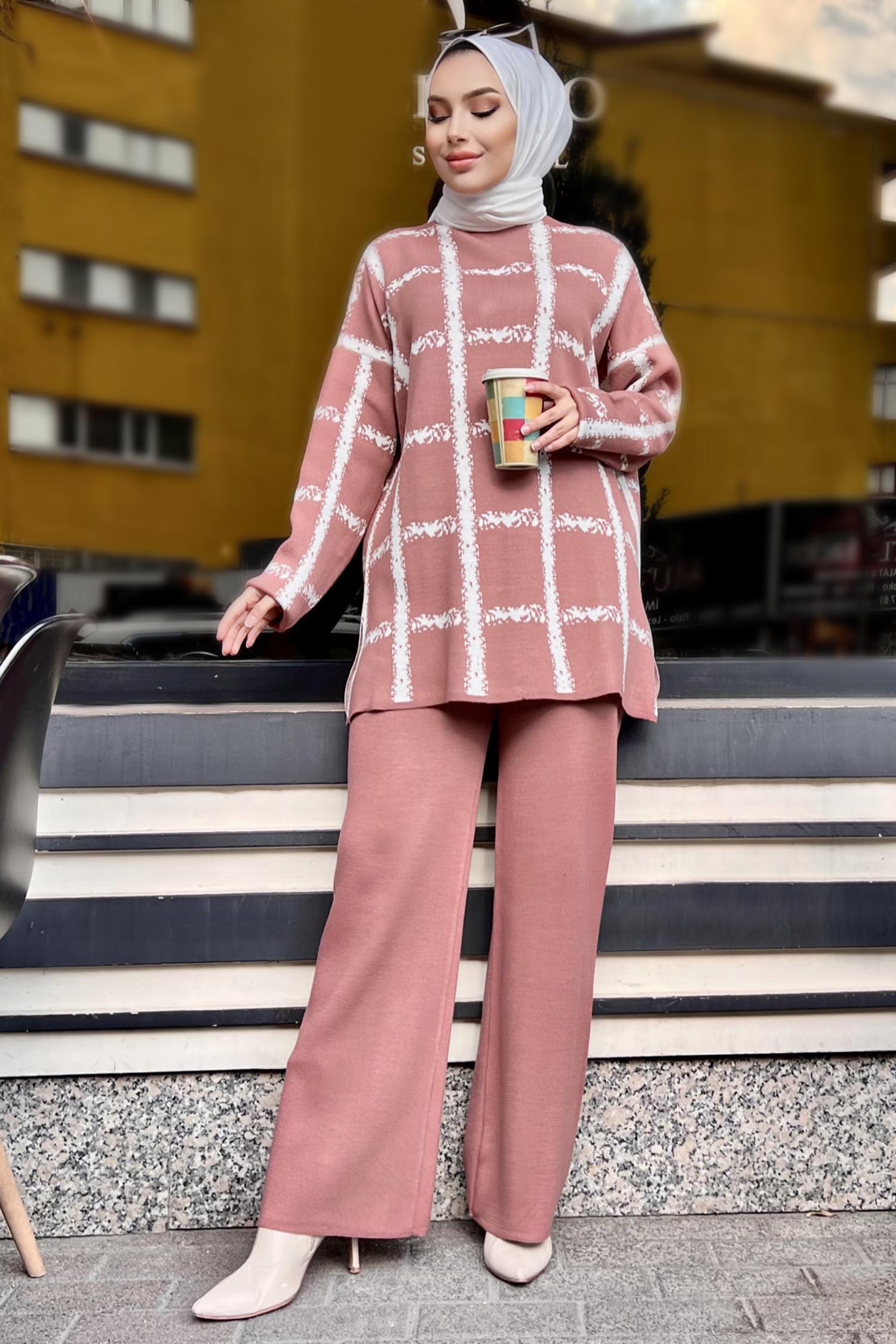 21831-GUL Triko Tunik Pantolon - 3