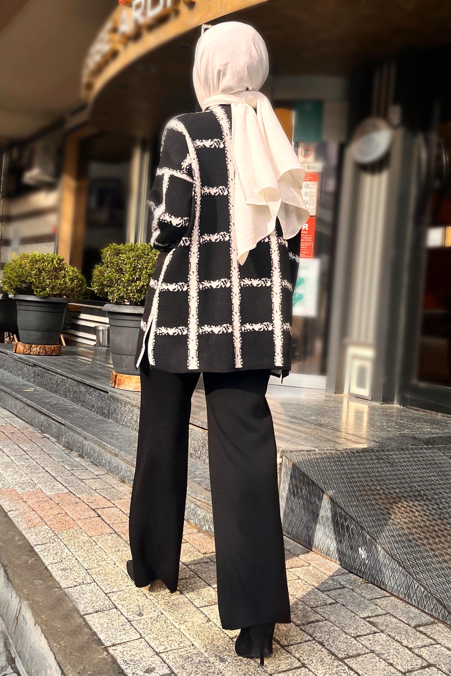 Triko Tunik Pantolon Siyah - 21831 - 3