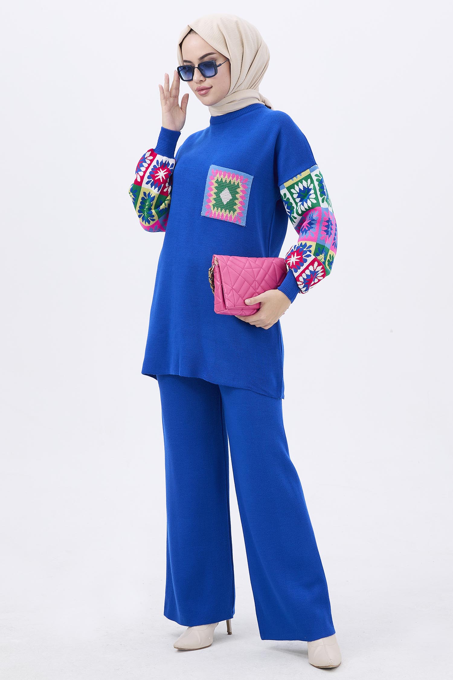 21833-SAKS Triko Tunik Pantolon - 3