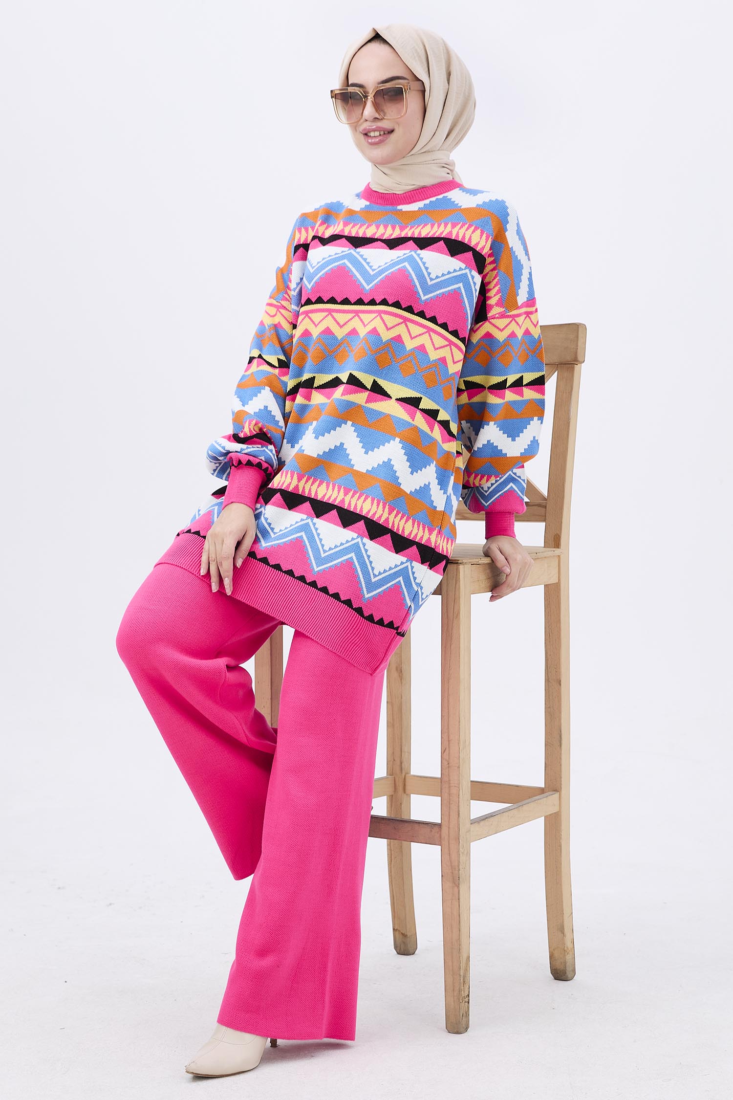 21834-FUSYA Triko Tunik Pantolon - 1