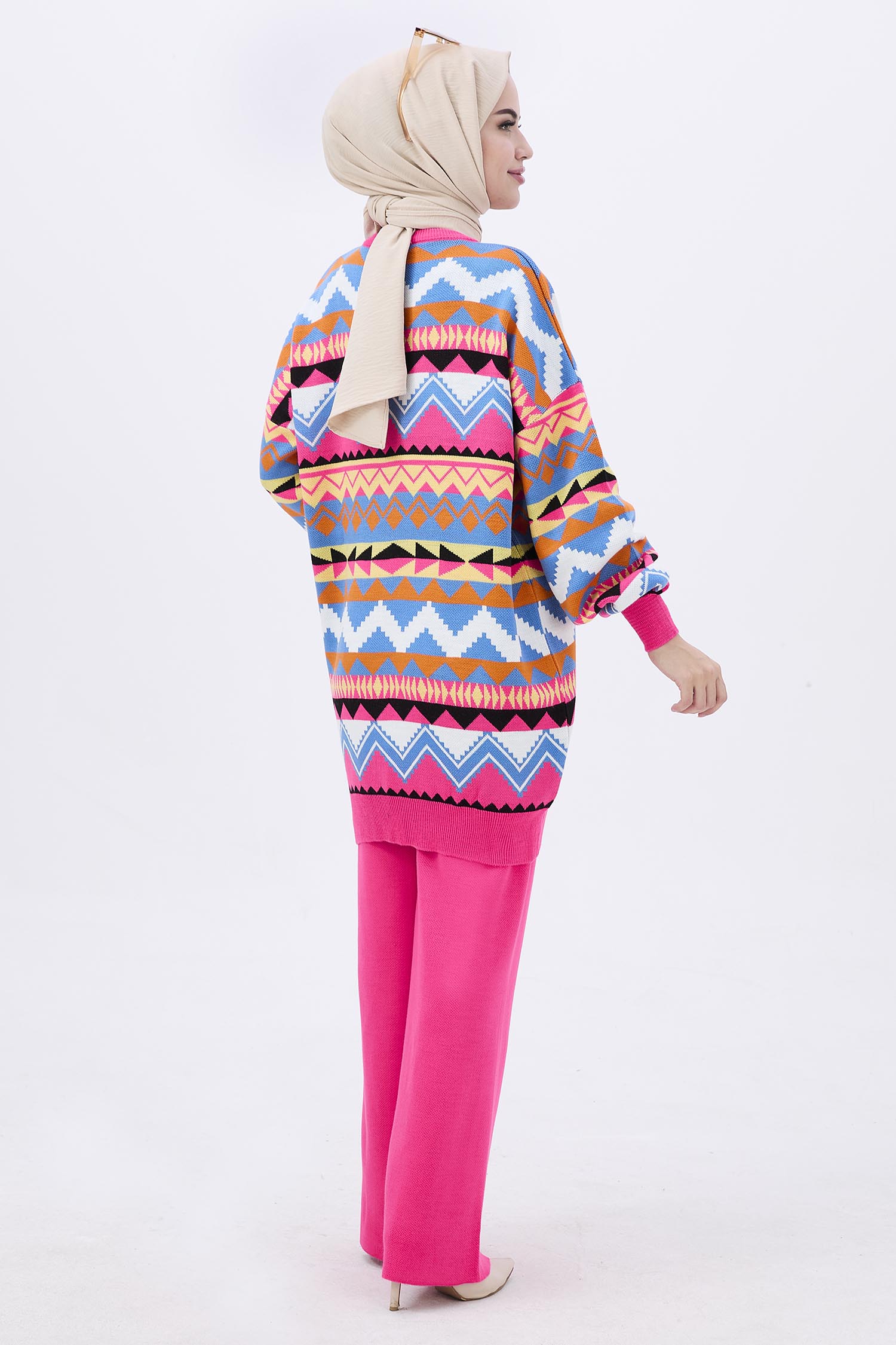 21834-FUSYA Triko Tunik Pantolon - 5