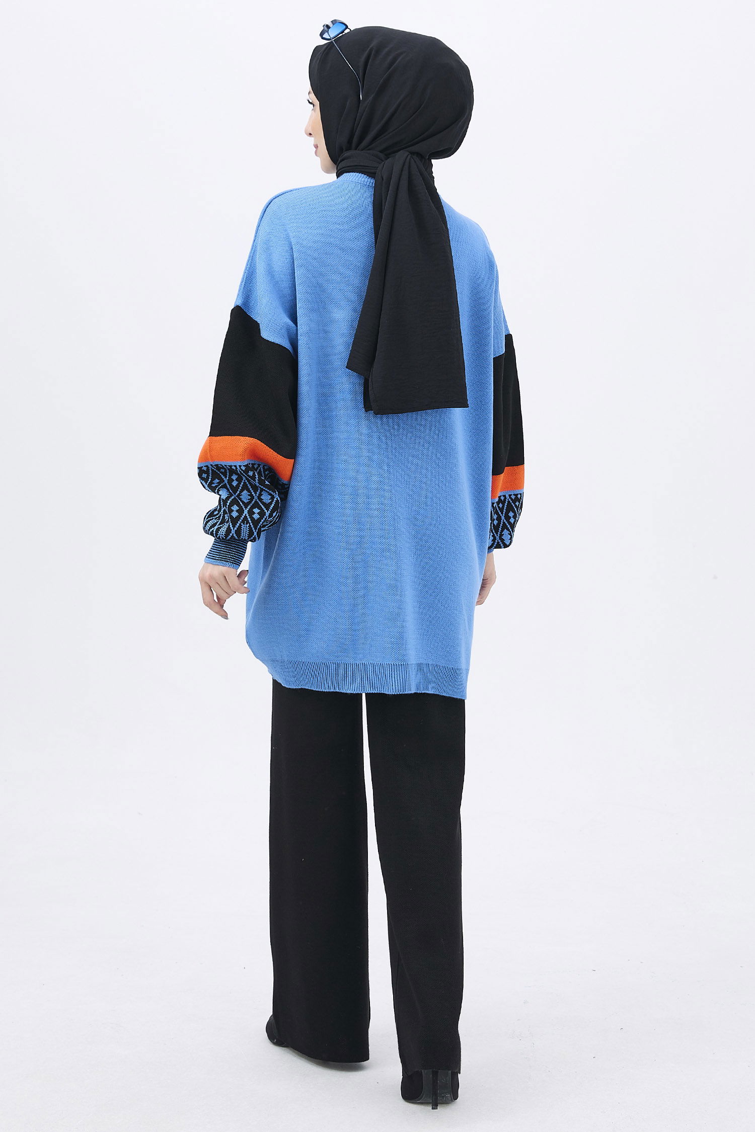 21840-INDIGO Triko Tunik Pantolon - 20