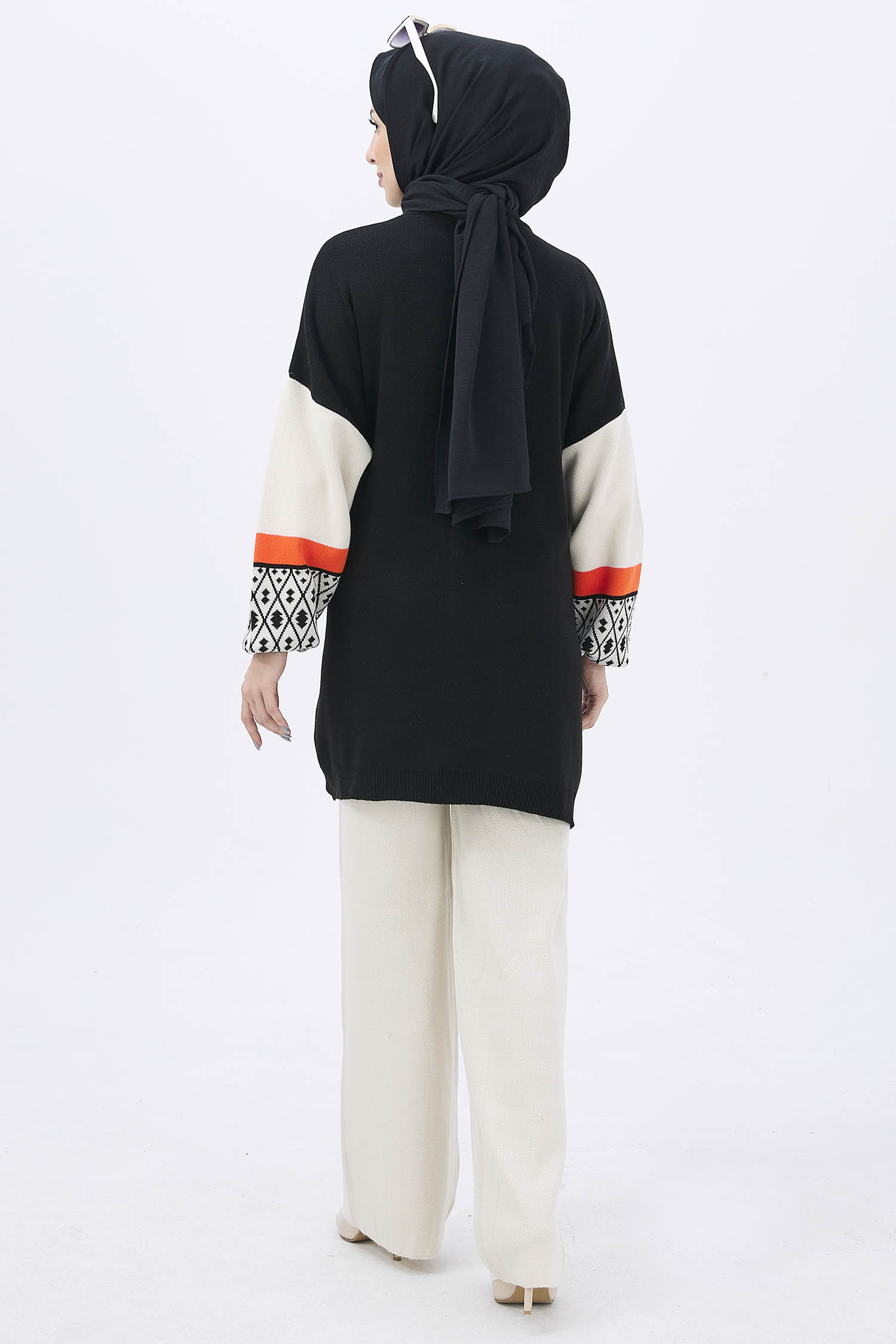 21840-SIYAH Triko Tunik Pantolon - 6