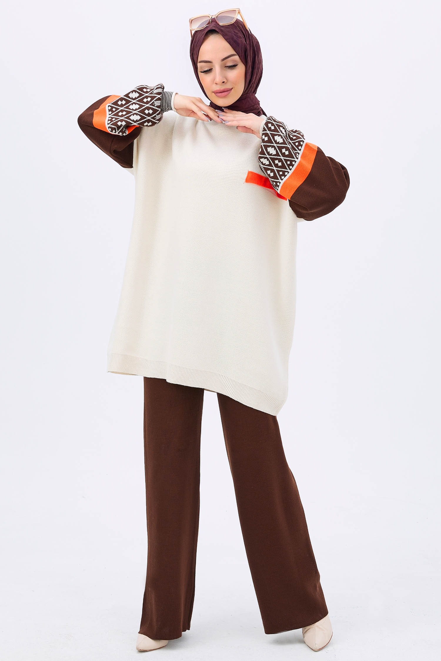 21840-TAS Triko Tunik Pantolon - 2