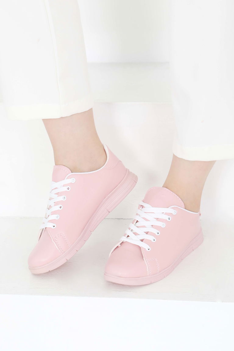 Kadın Pudra-pudra Spor Ayakkabı - 22076 - TOFİSA