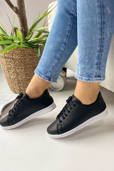 22076-SIYAH Spor Ayakkabı 