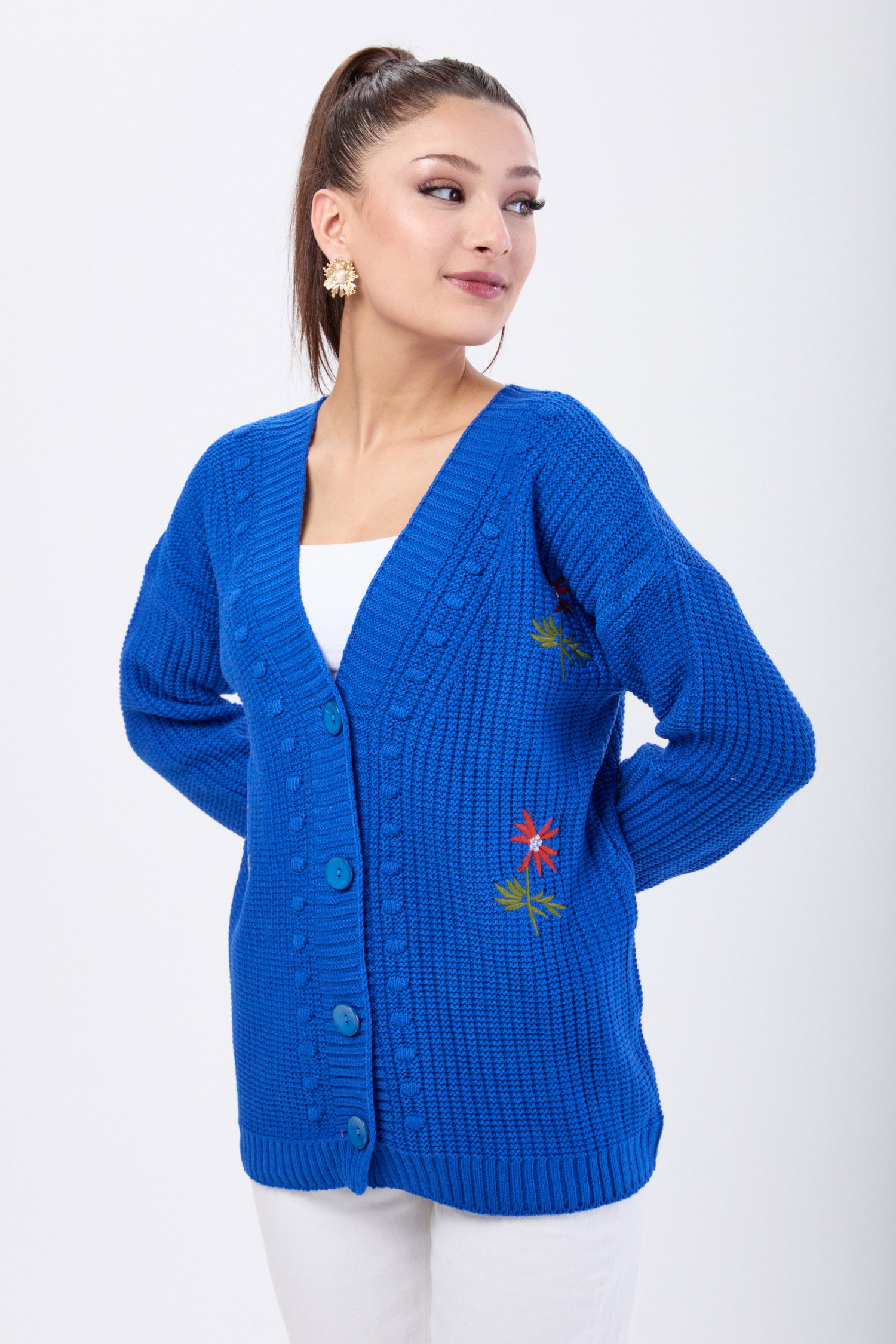 23088-SAKS Triko Hırka - 2