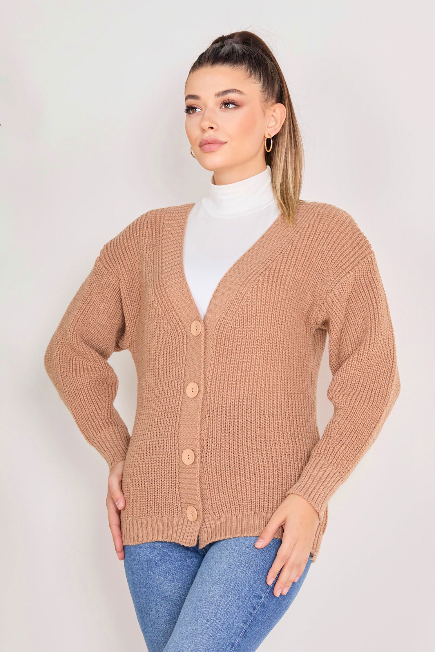 23090-VIZON Triko Hırka - 4