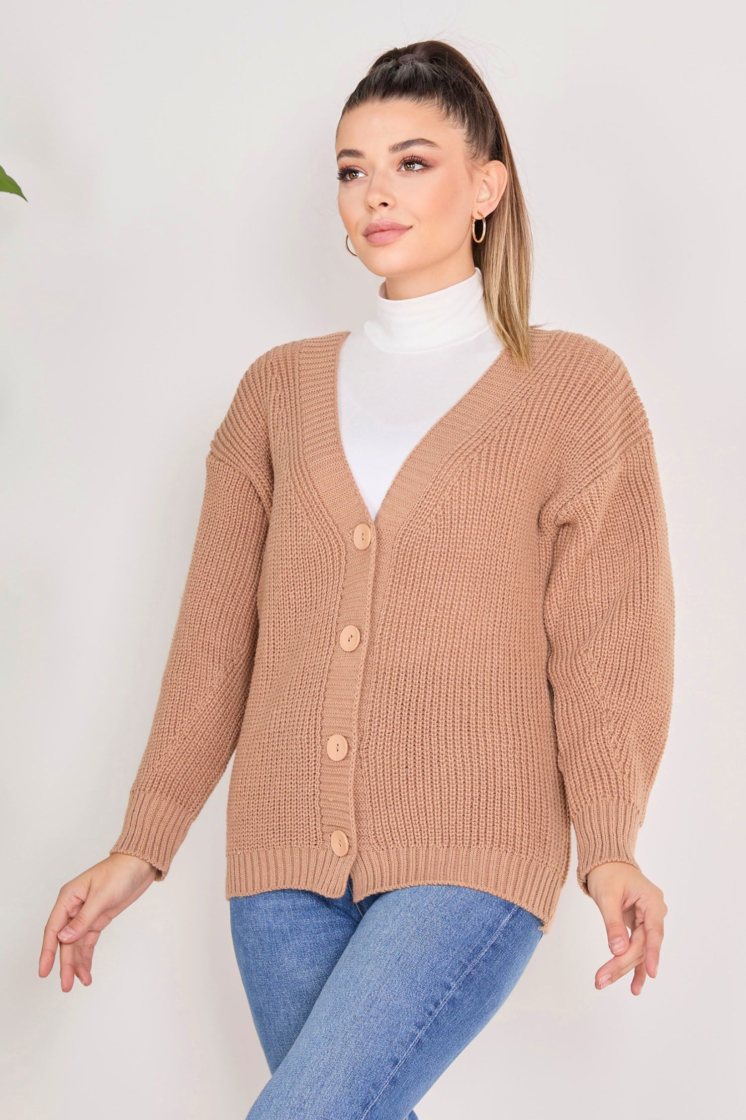 23090-VIZON Triko Hırka - 5