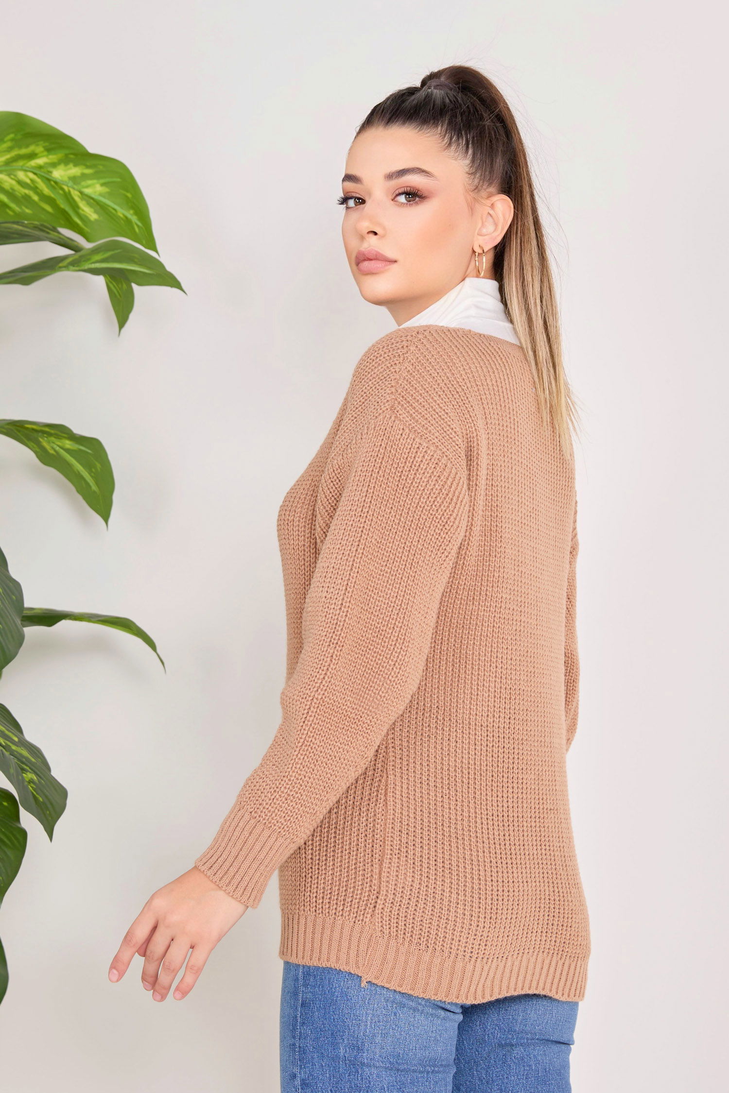 23090-VIZON Triko Hırka - 6