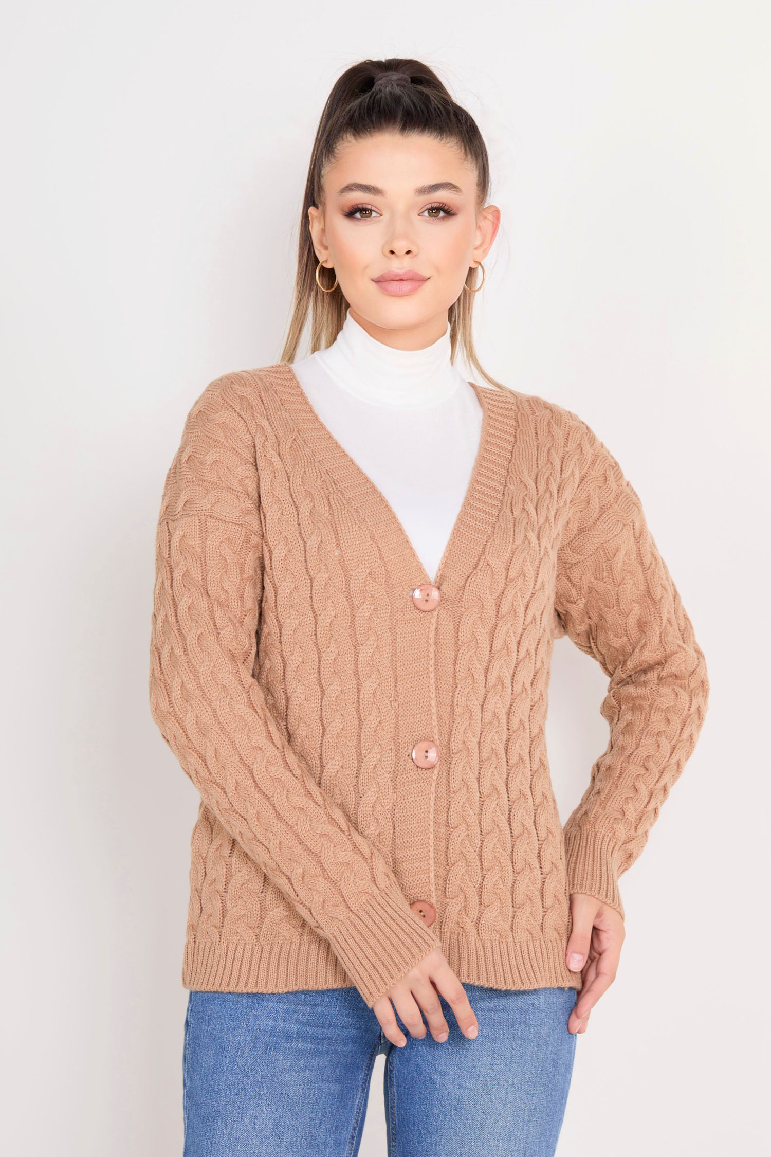 23091-VIZON Triko Hırka - 2