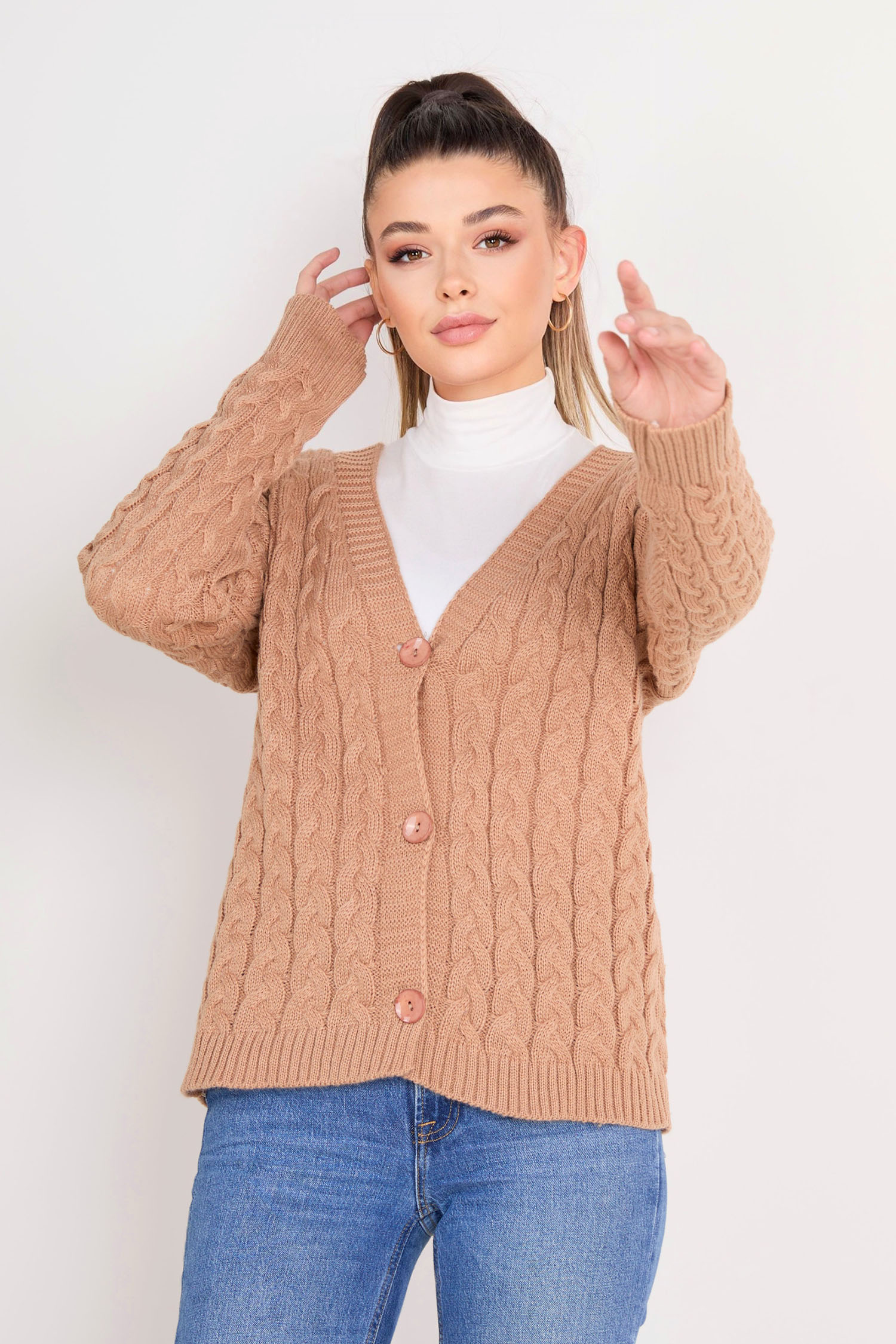 23091-VIZON Triko Hırka - 4