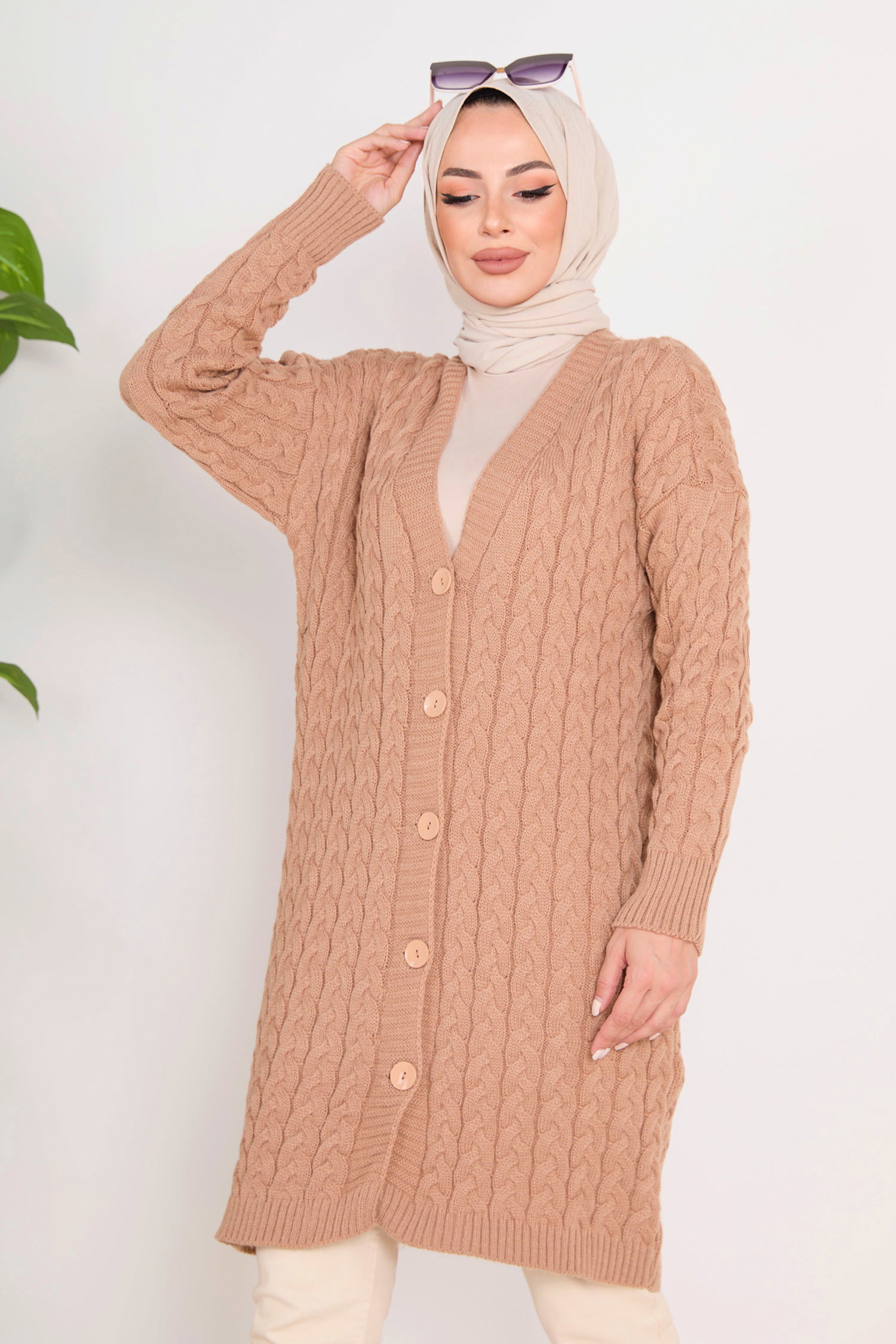 23093-VIZON Triko Hırka - 2