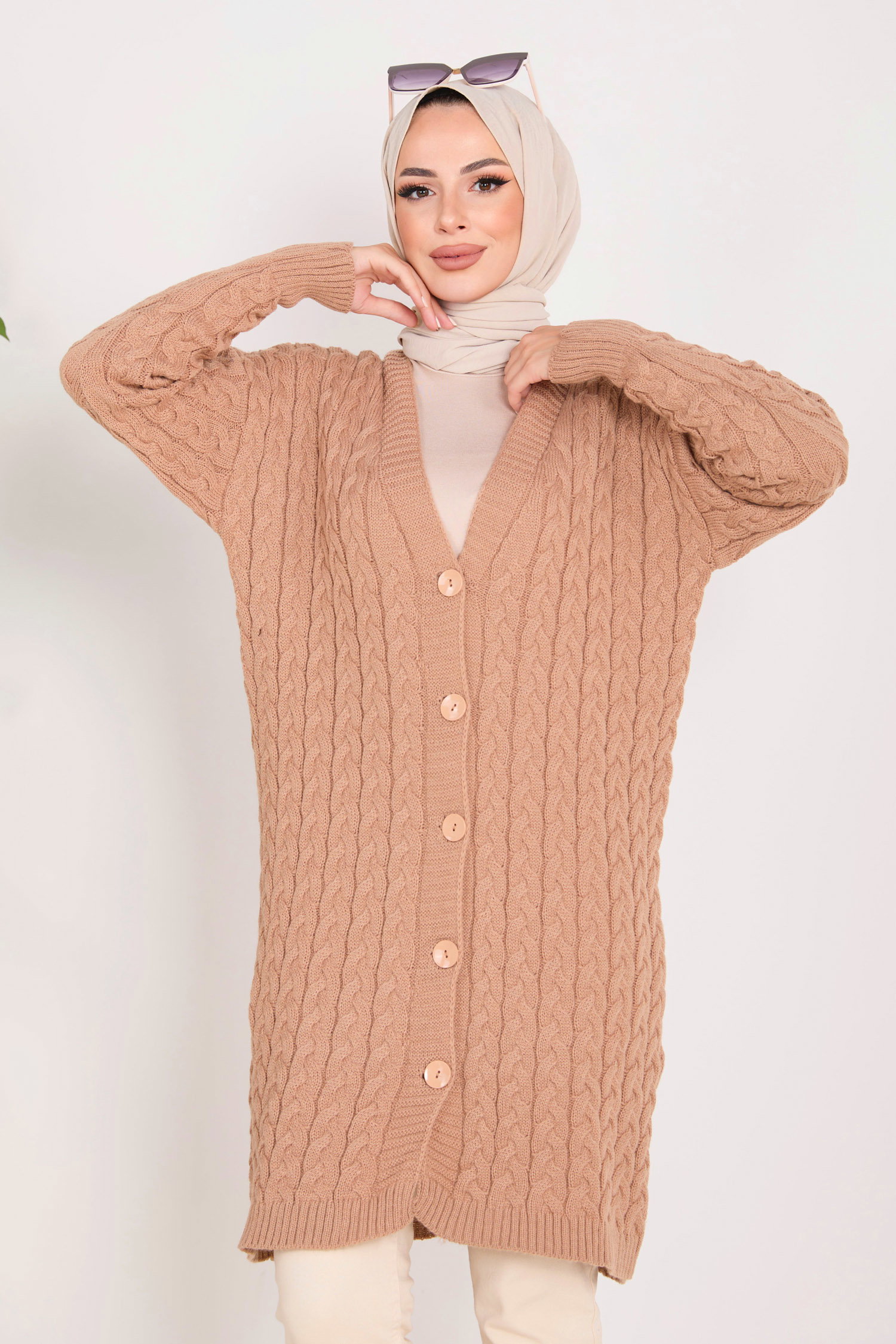 23093-VIZON Triko Hırka - 3