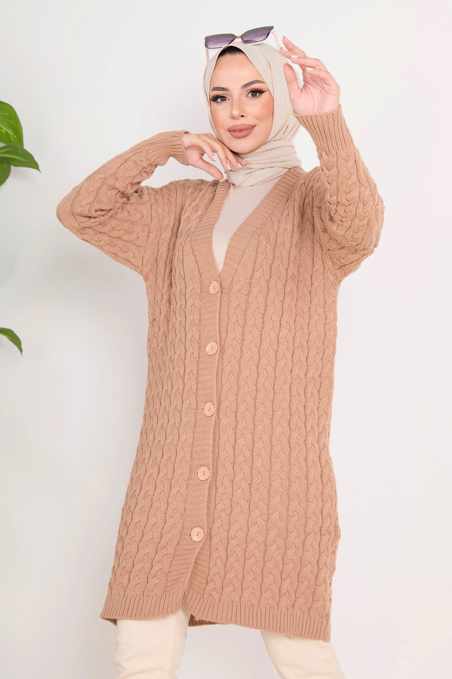 23093-VIZON Triko Hırka - 4