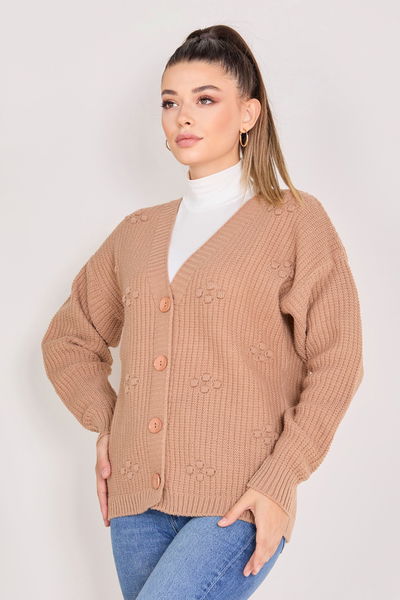 23097-VIZON Triko Hırka 