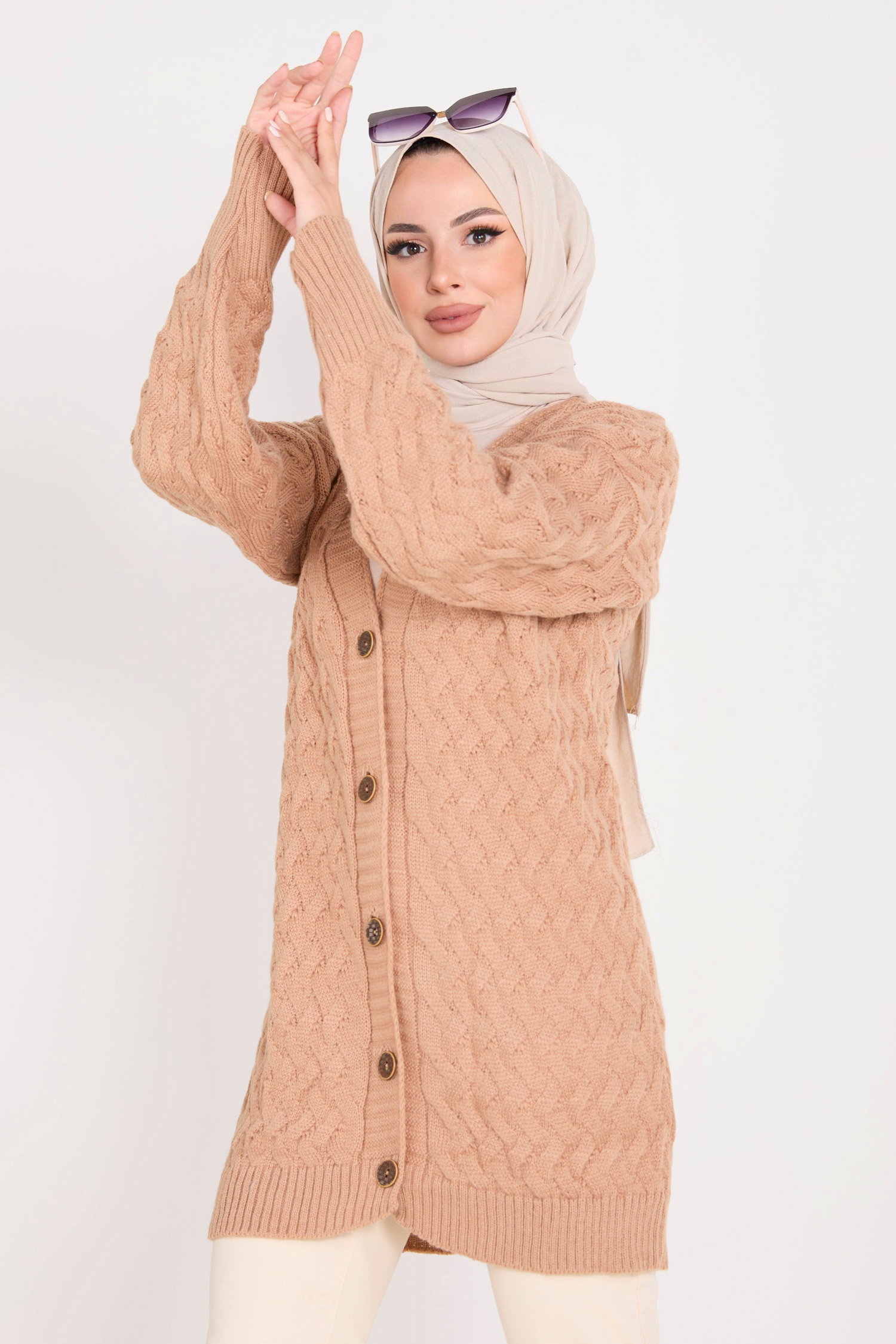 23099-VIZON Triko Hırka - 2