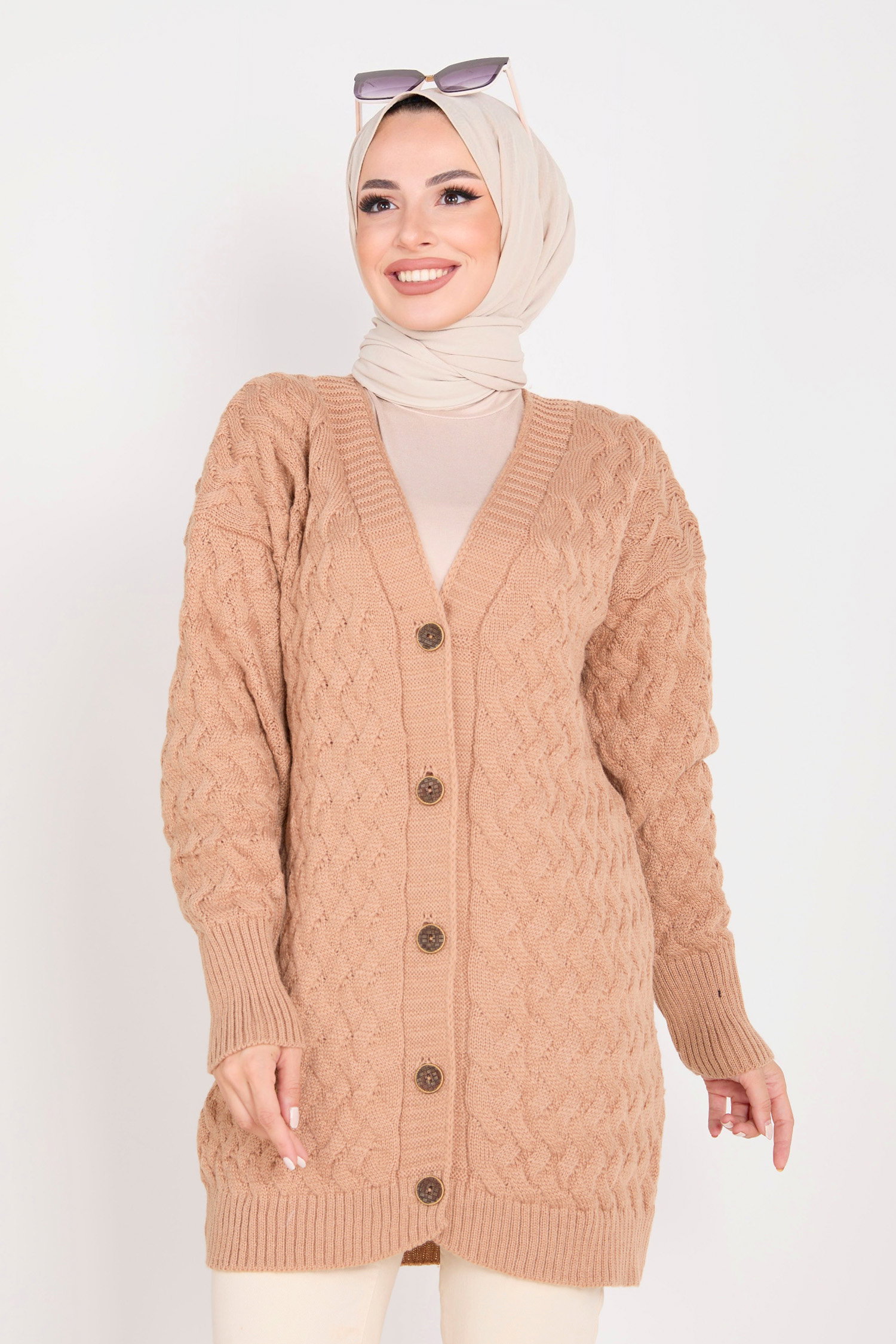 23099-VIZON Triko Hırka - 3