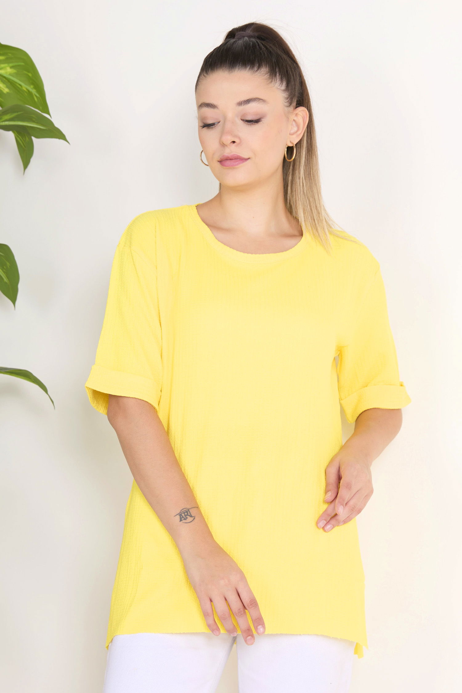 Bluz Sari - 23138 - 1