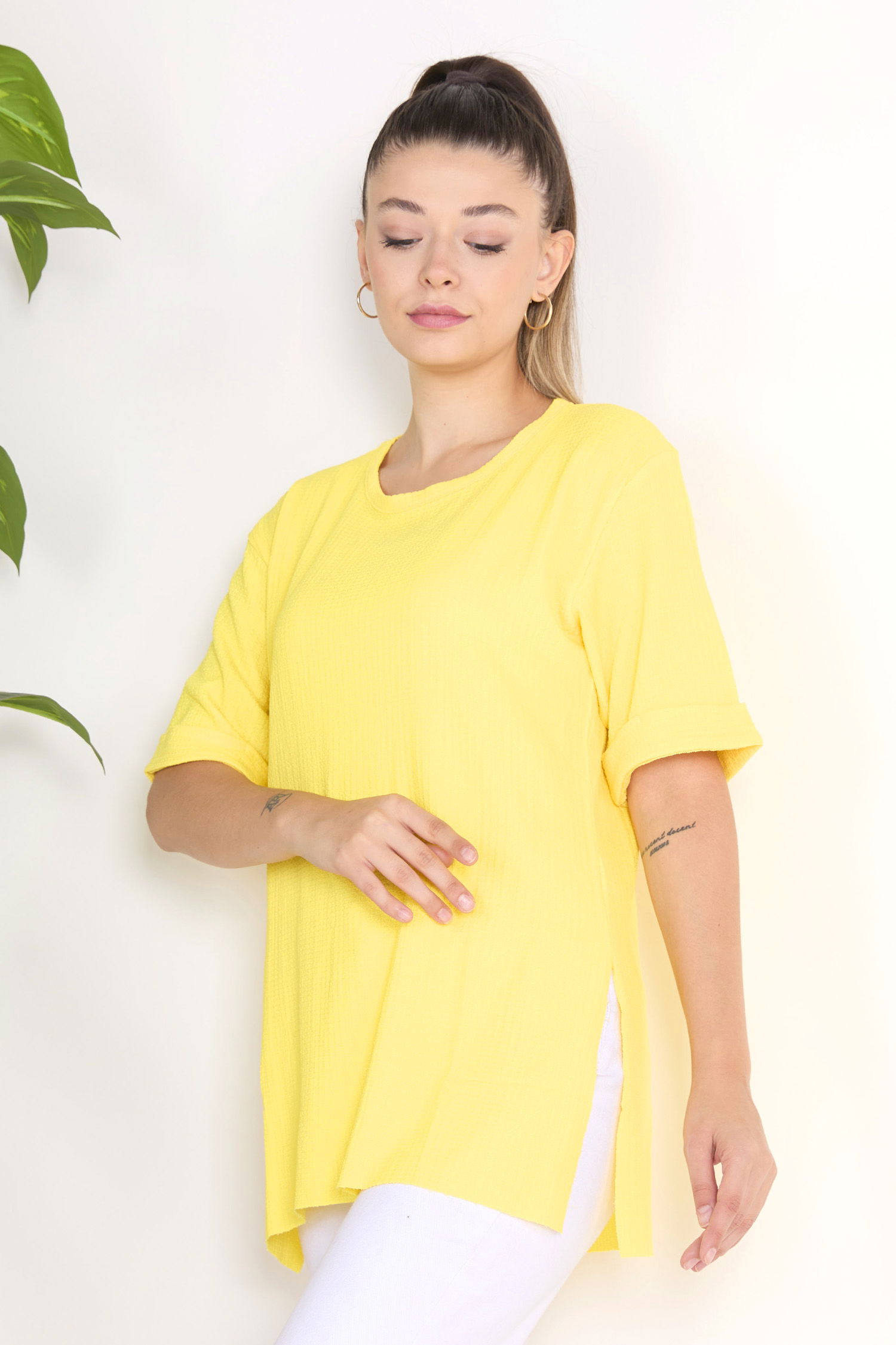 Bluz Sari - 23138 - 2
