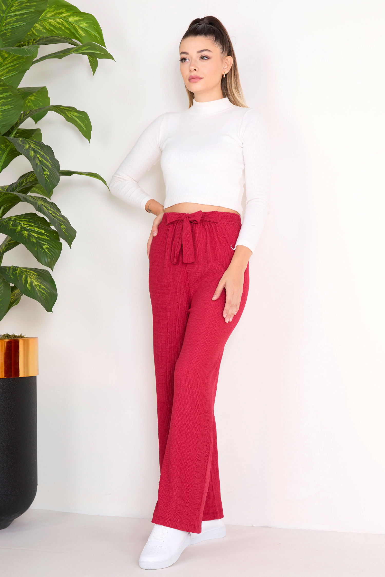 Pantolon Bordo - 23140 - 2