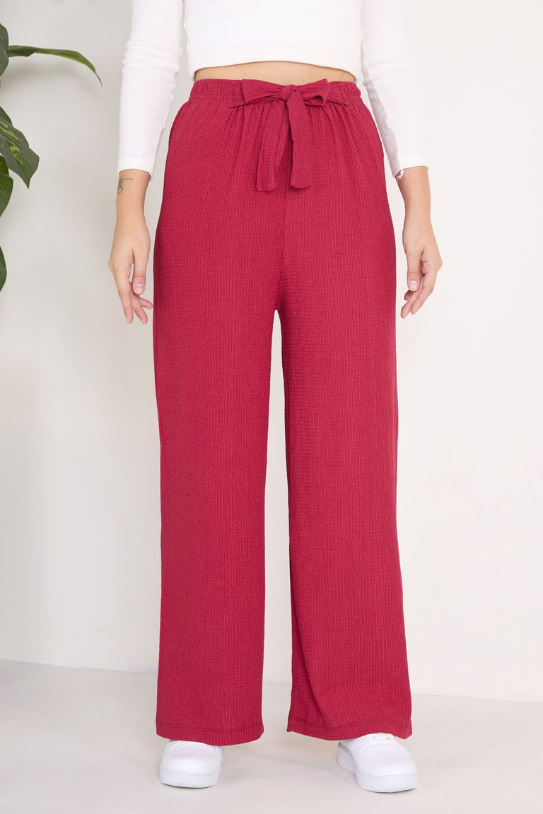Pantolon Bordo - 23140 - TOFİSA