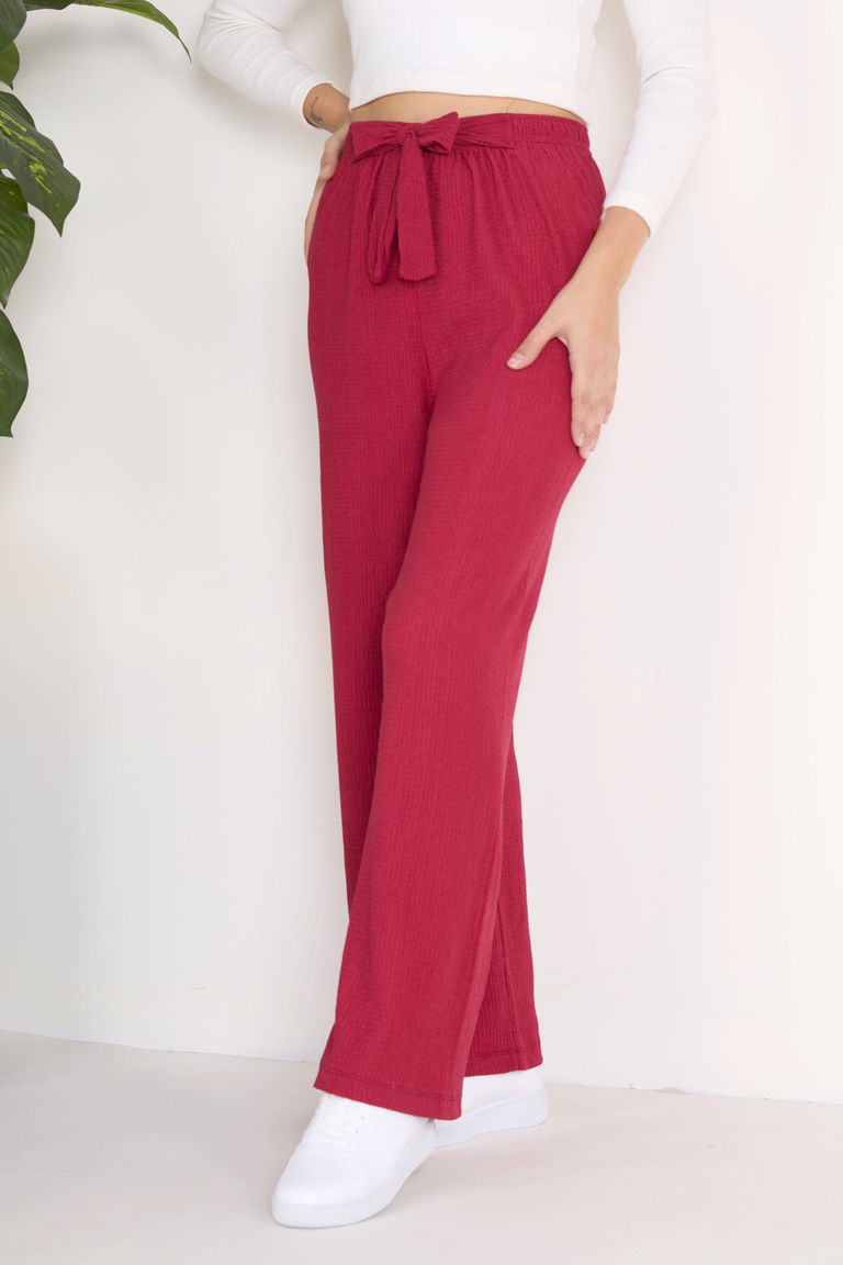 Pantolon Bordo - 23140 - TOFİSA