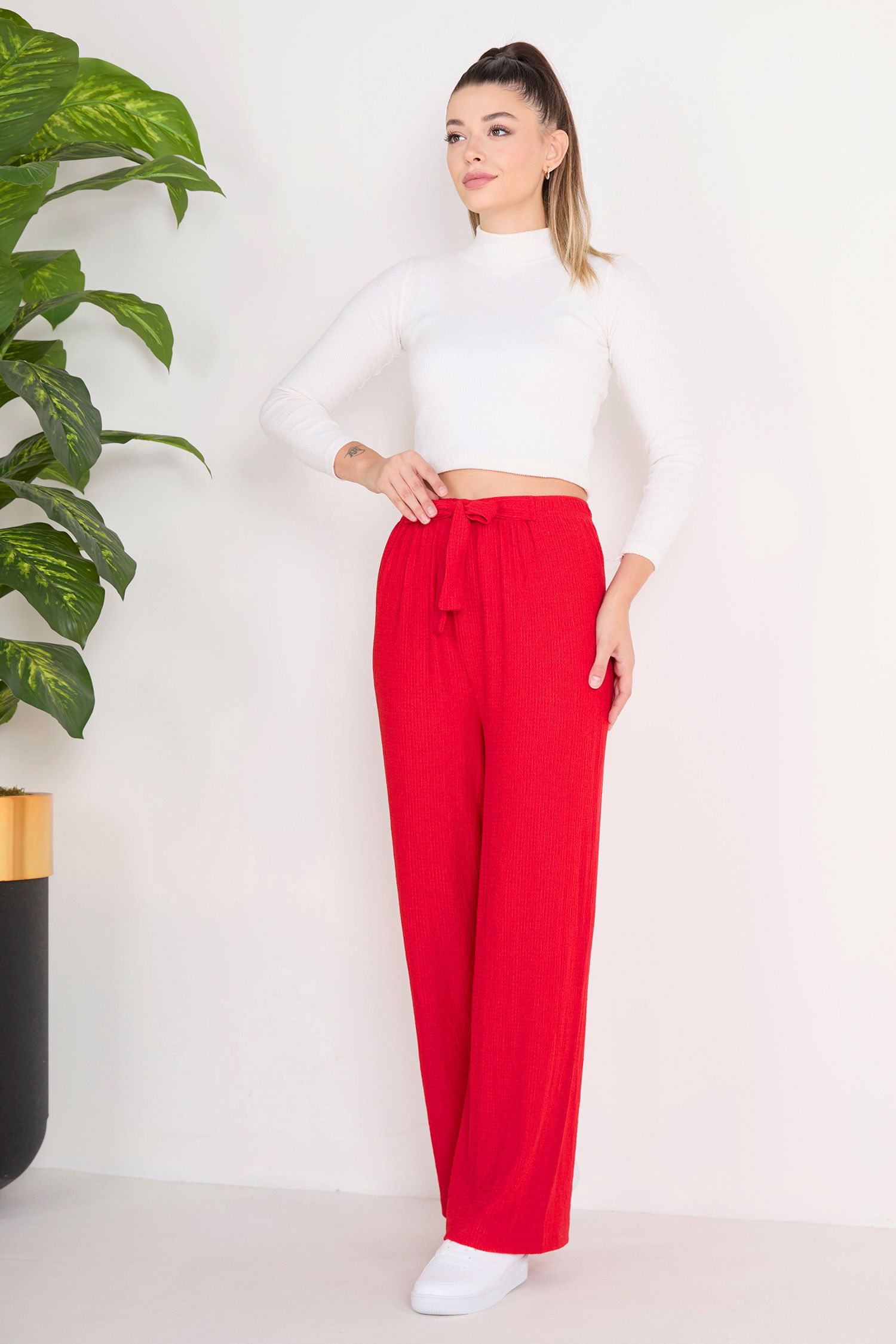 Pantolon Kirmizi - 23140 - 6