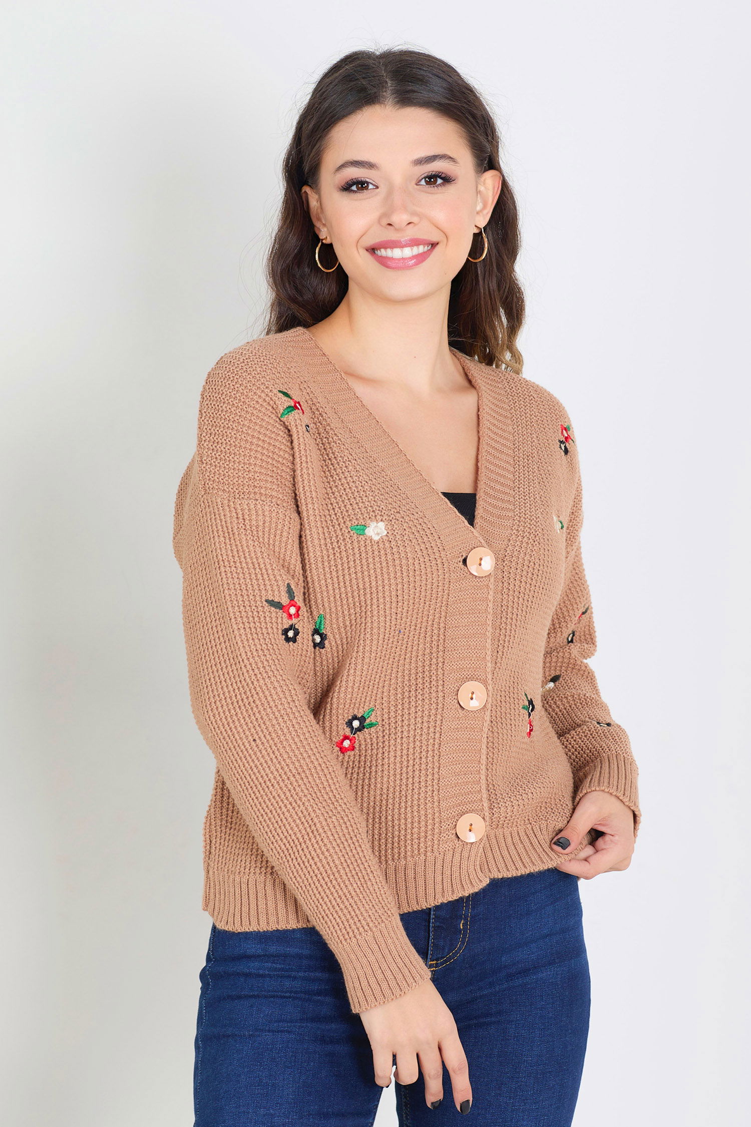 23407-VIZON Triko Hırka - 1