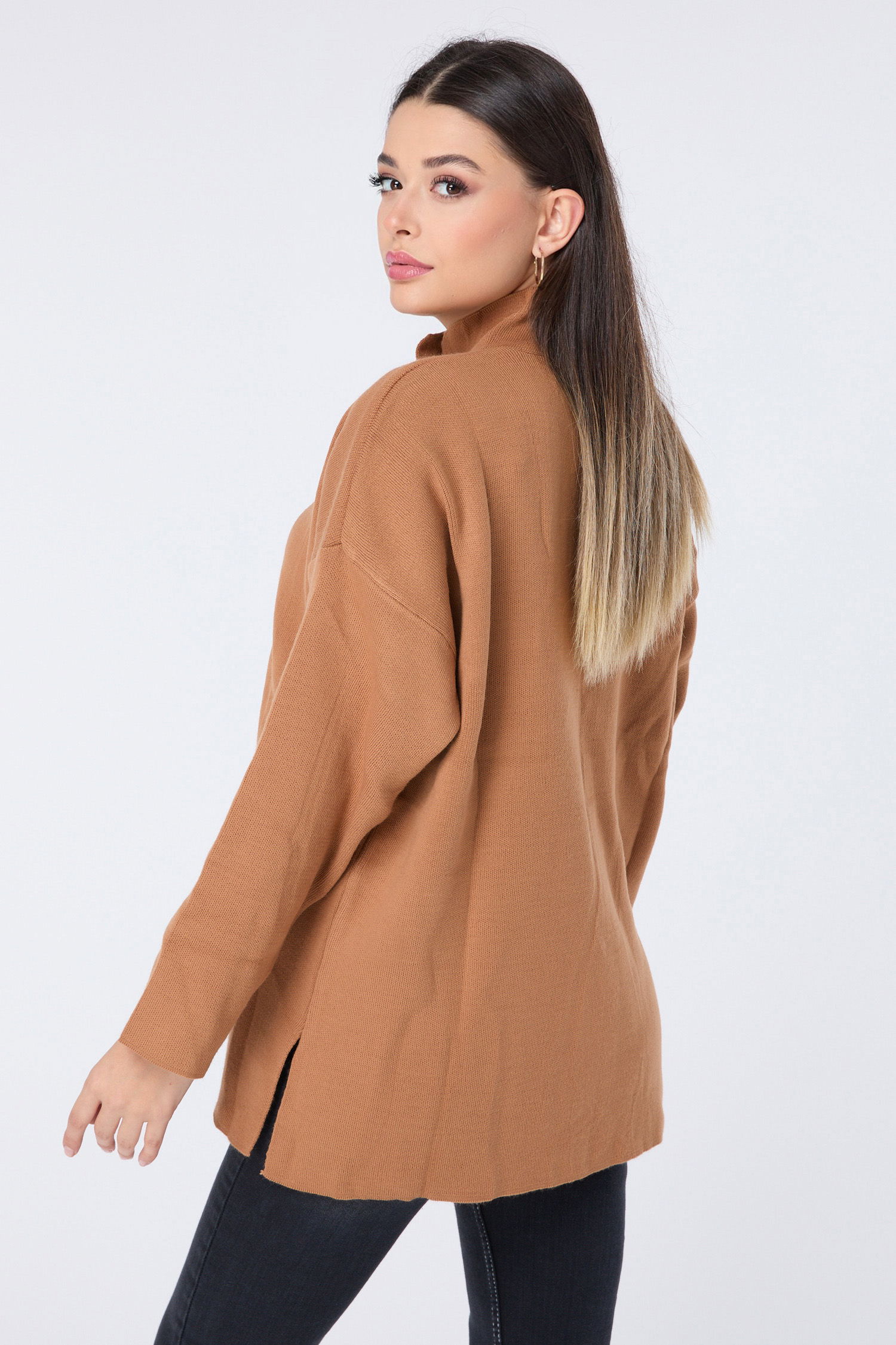 Triko Tunik Kahve - 23412 - 7