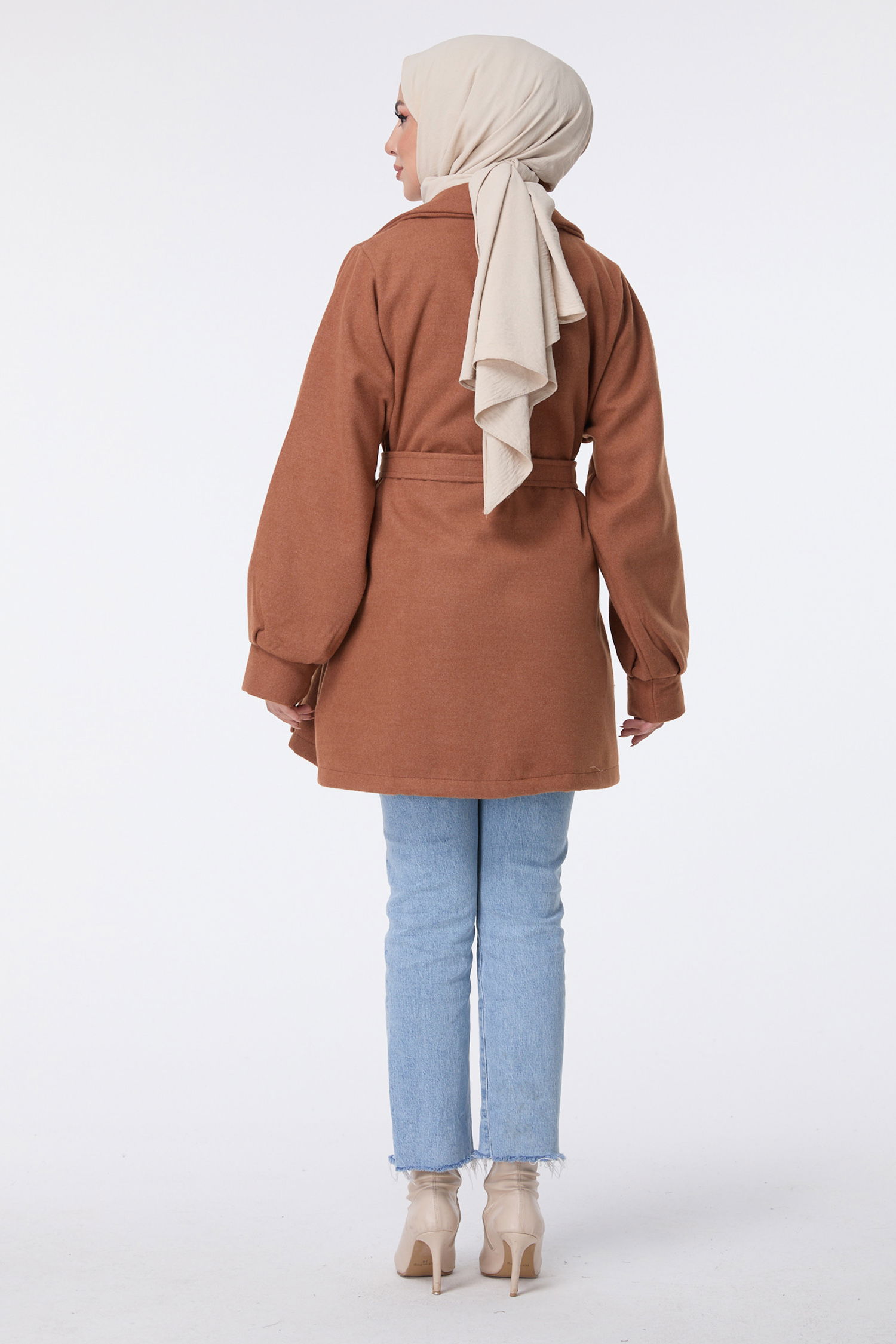 23453-TABA Kaşe Kaban - 5