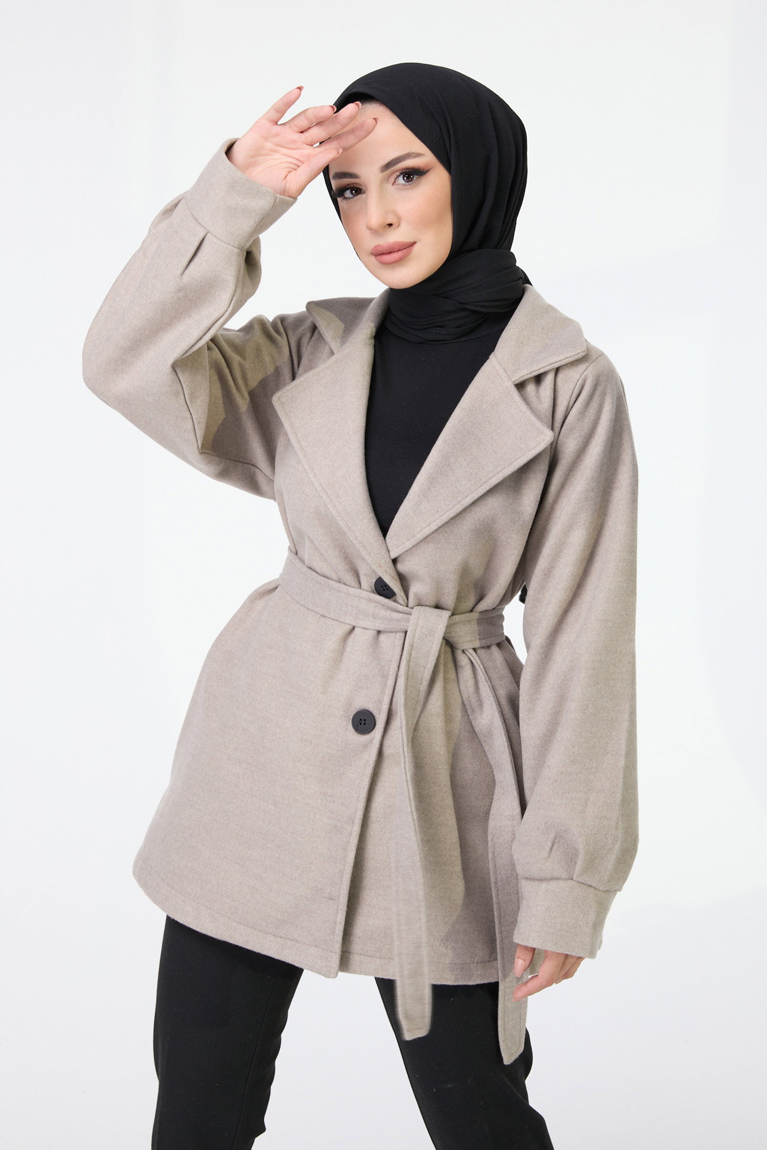 23453-VIZON Kaşe Kaban - 3