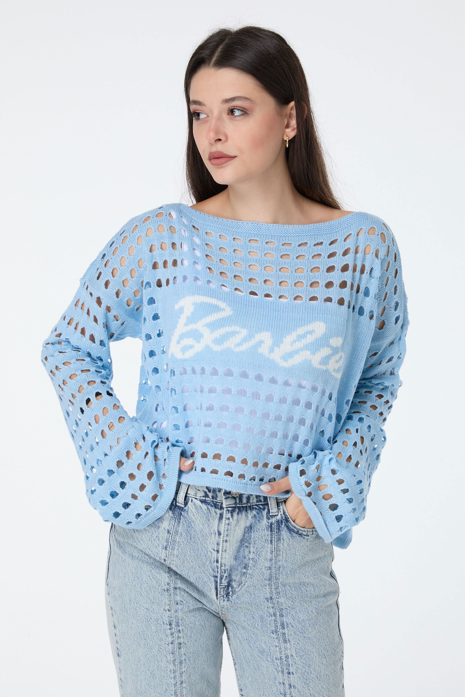23503-BEBE-MAVI Triko Kazak - 4