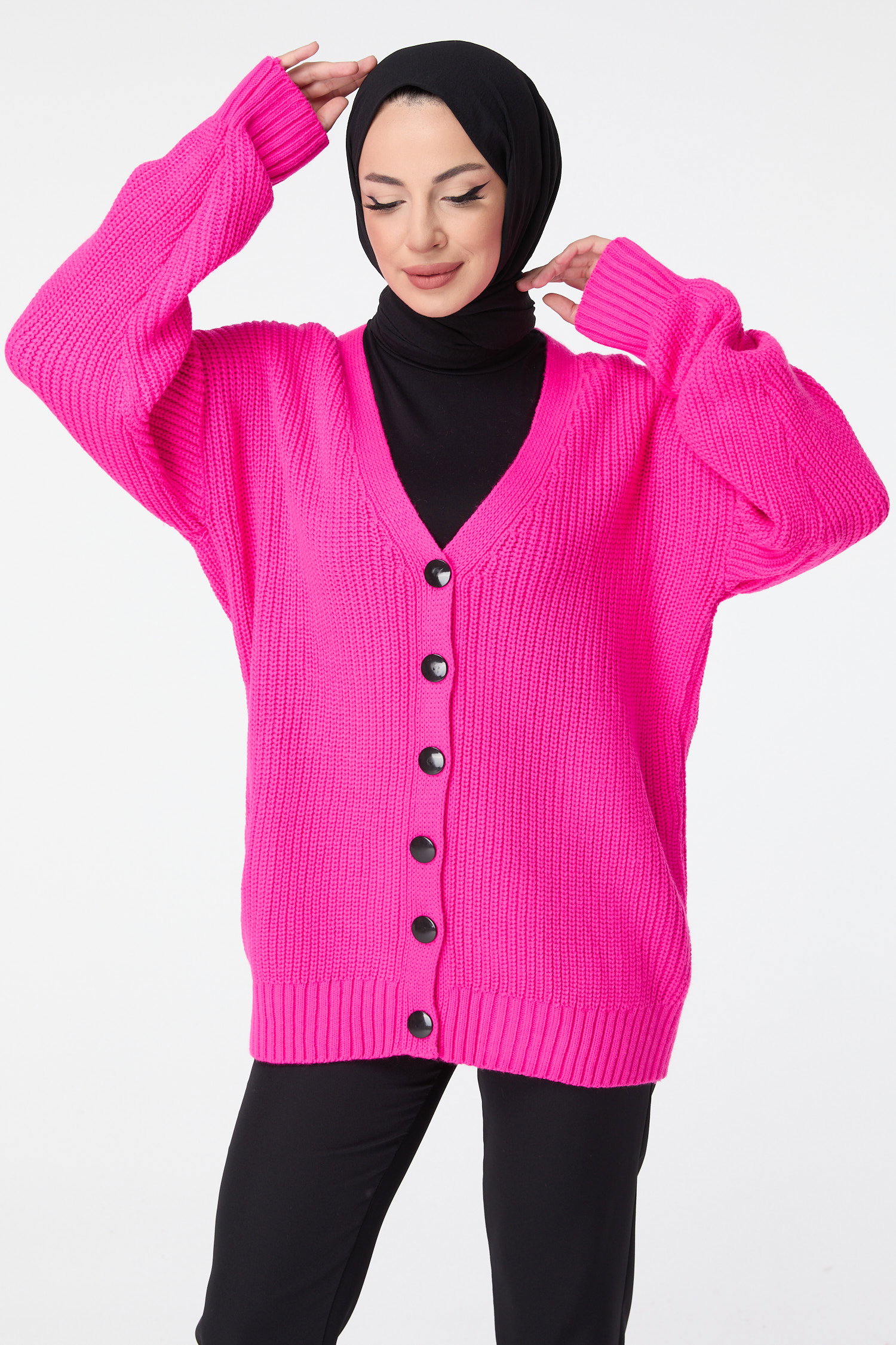 23519-FUSYA Triko Hırka - 3