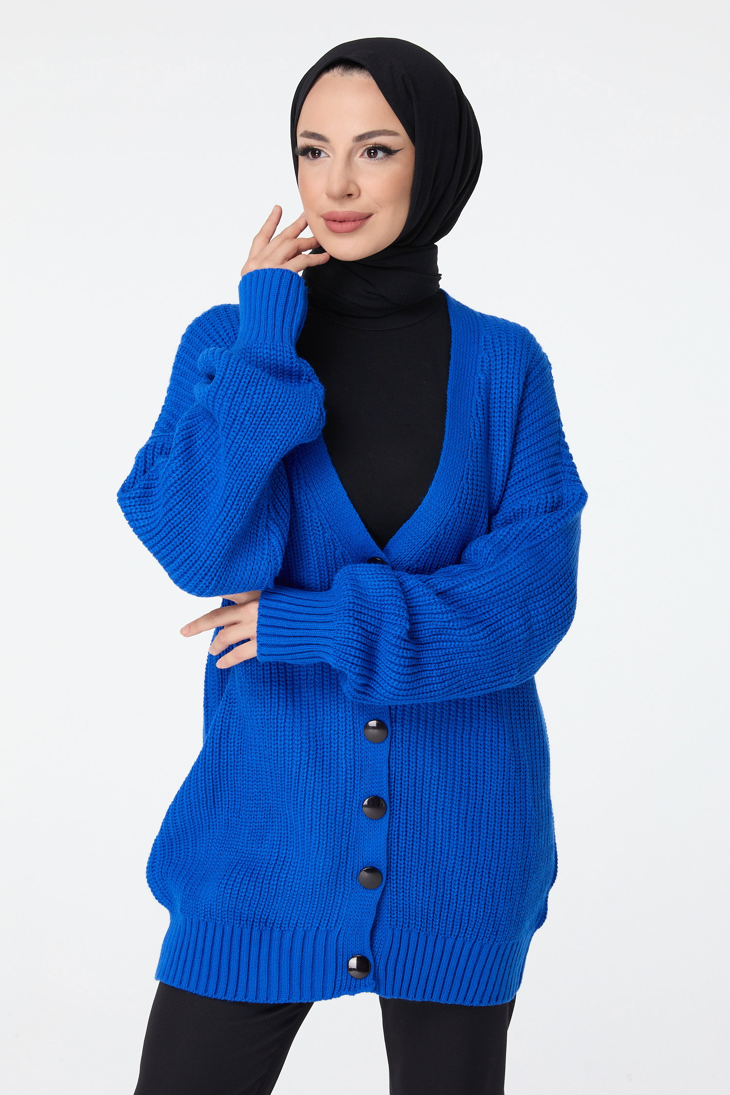 23519-SAKS Triko Hırka - 2