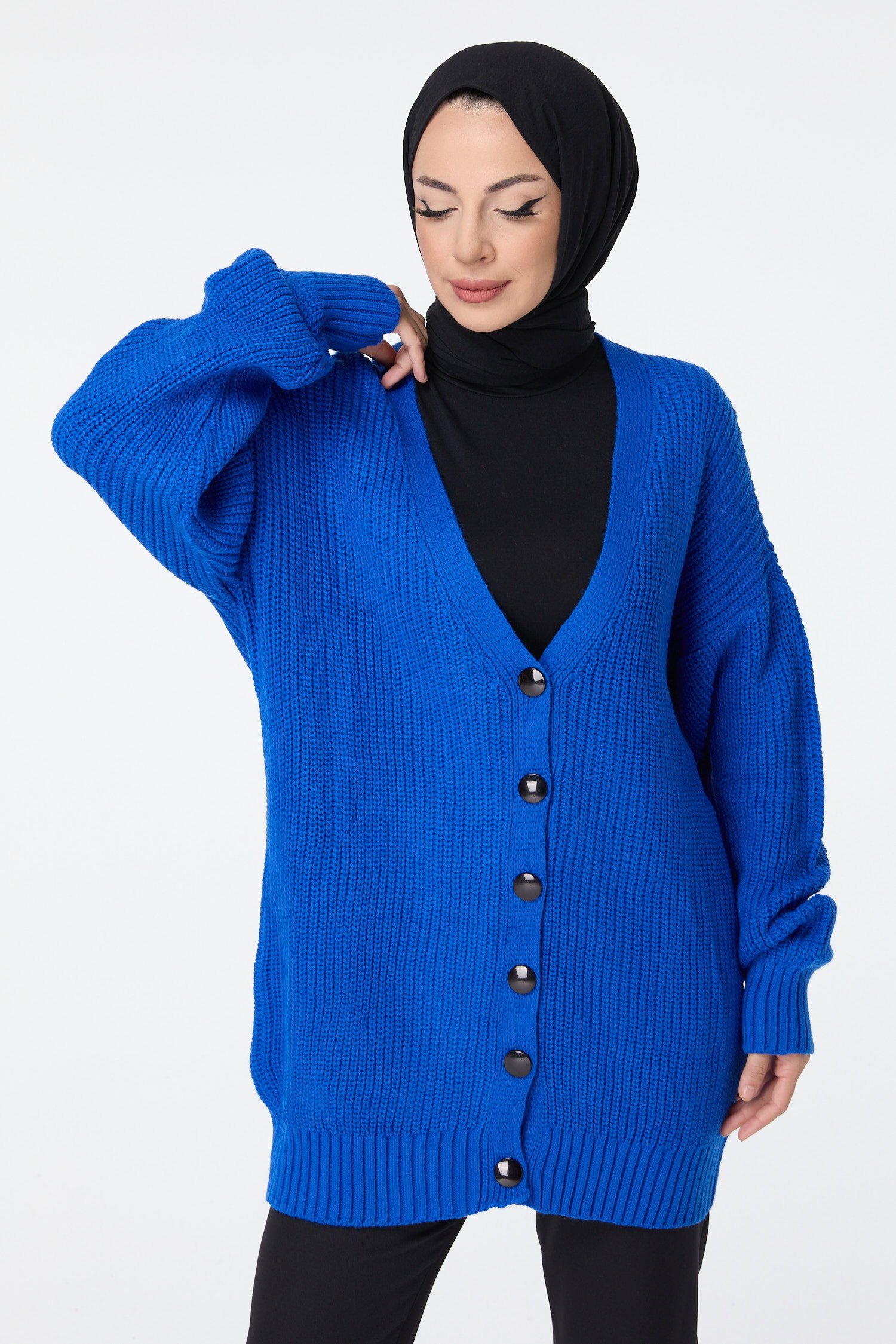 23519-SAKS Triko Hırka - 3