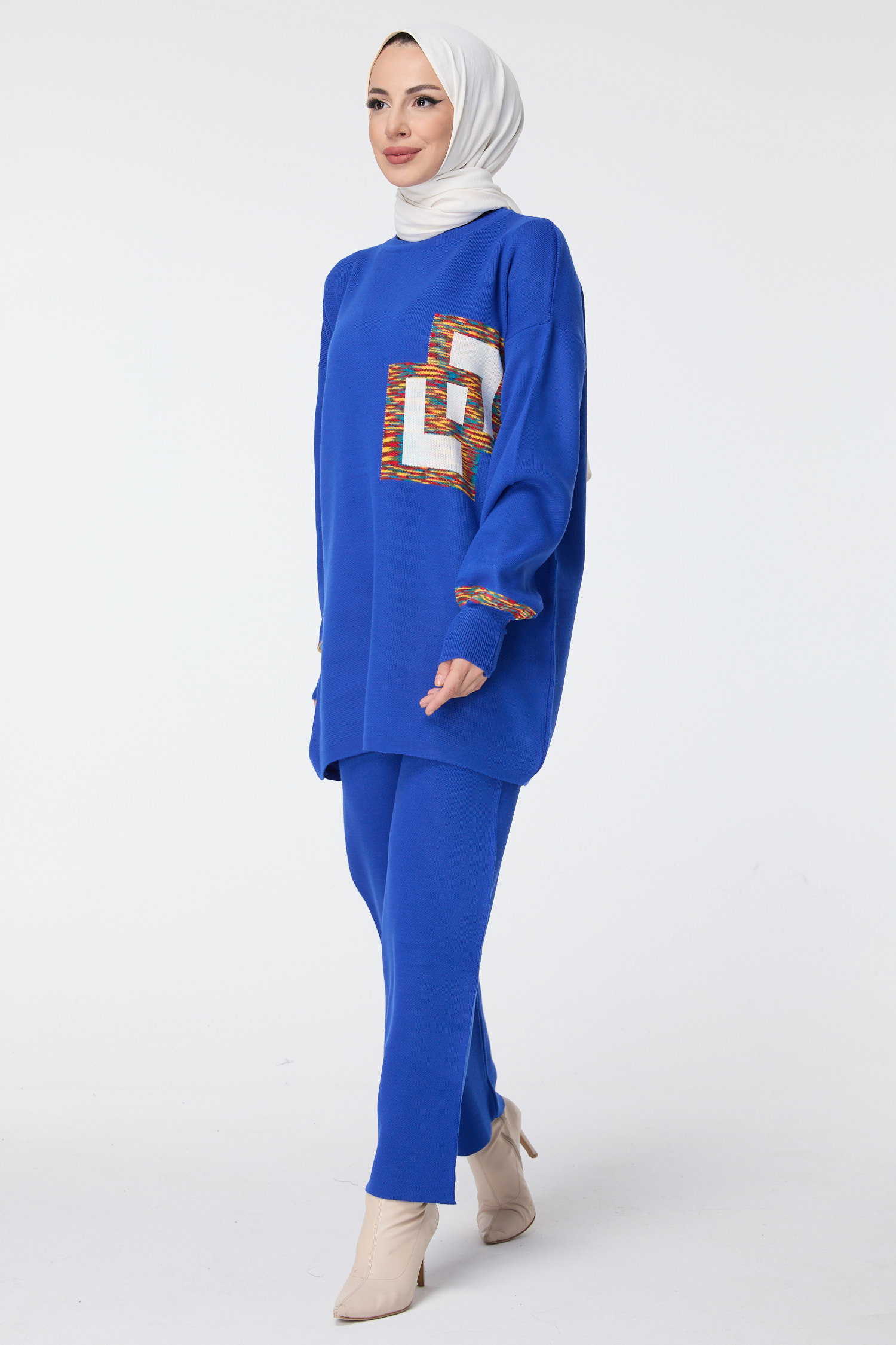 23524-SAKS Triko Tunik Pantolon - 2