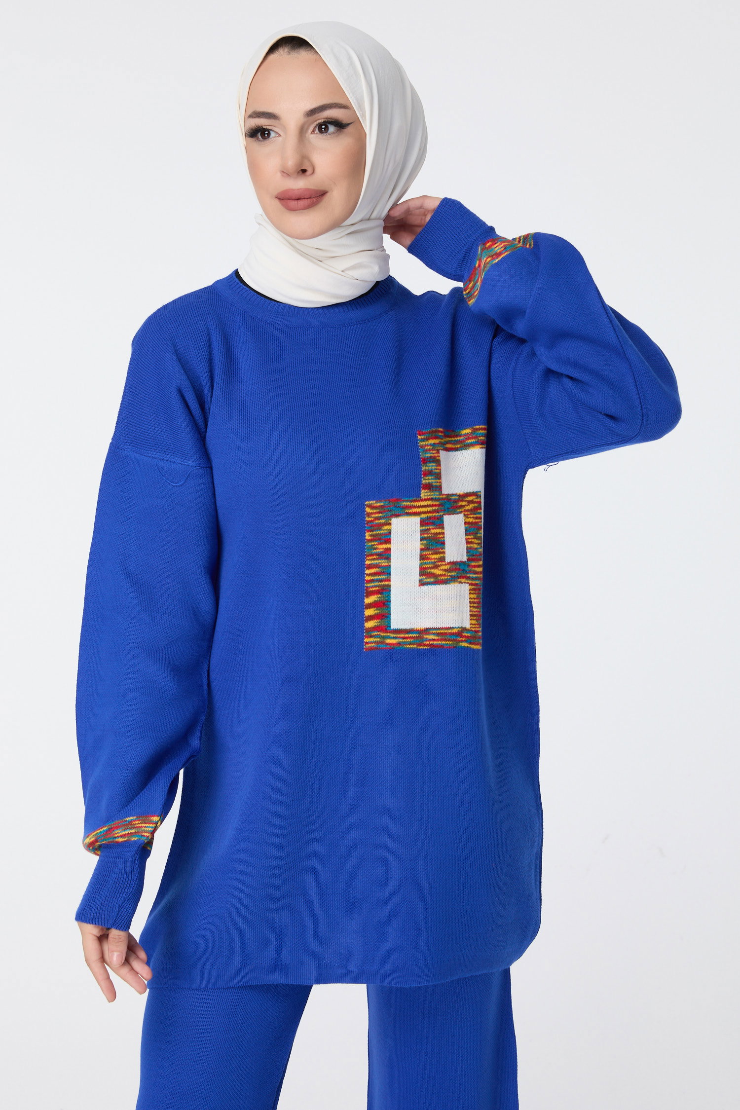 23524-SAKS Triko Tunik Pantolon - 1