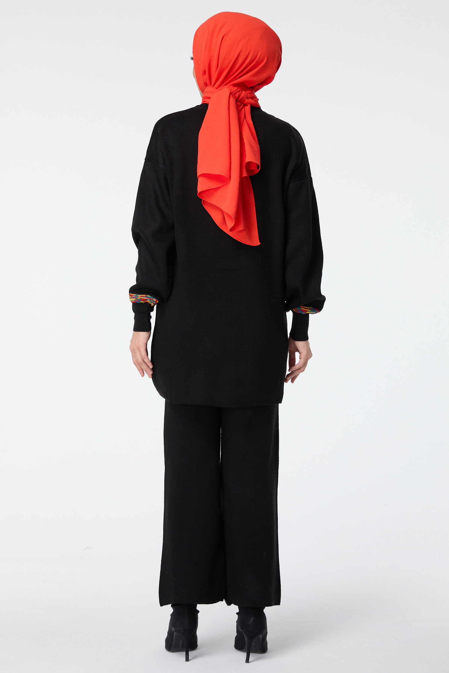 23524-SIYAH Triko Tunik Pantolon - 6